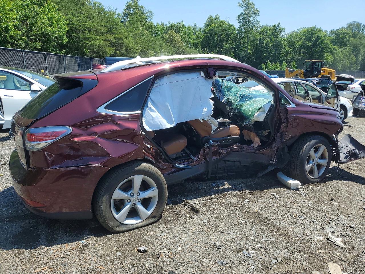 2014 Lexus Rx 350 Base Maroon vin: 2T2BK1BA8EC232224