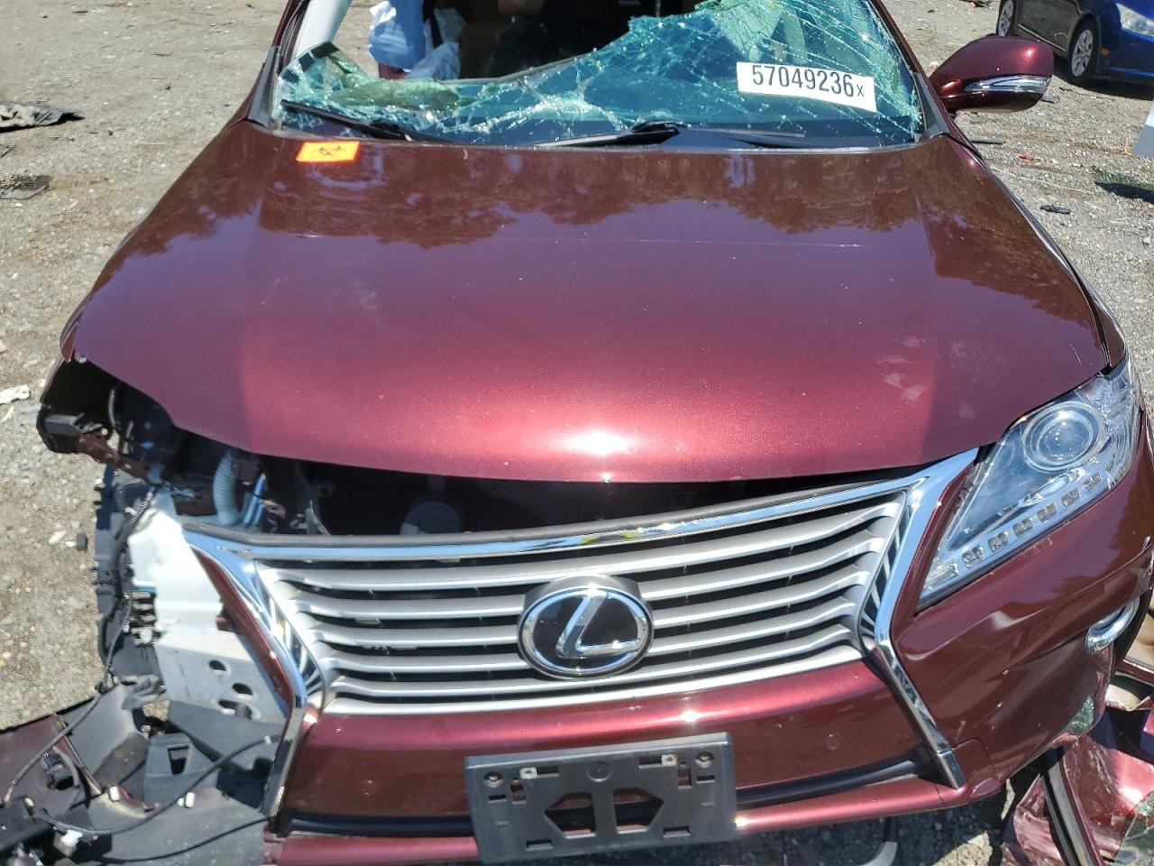 2014 Lexus Rx 350 Base Maroon vin: 2T2BK1BA8EC232224