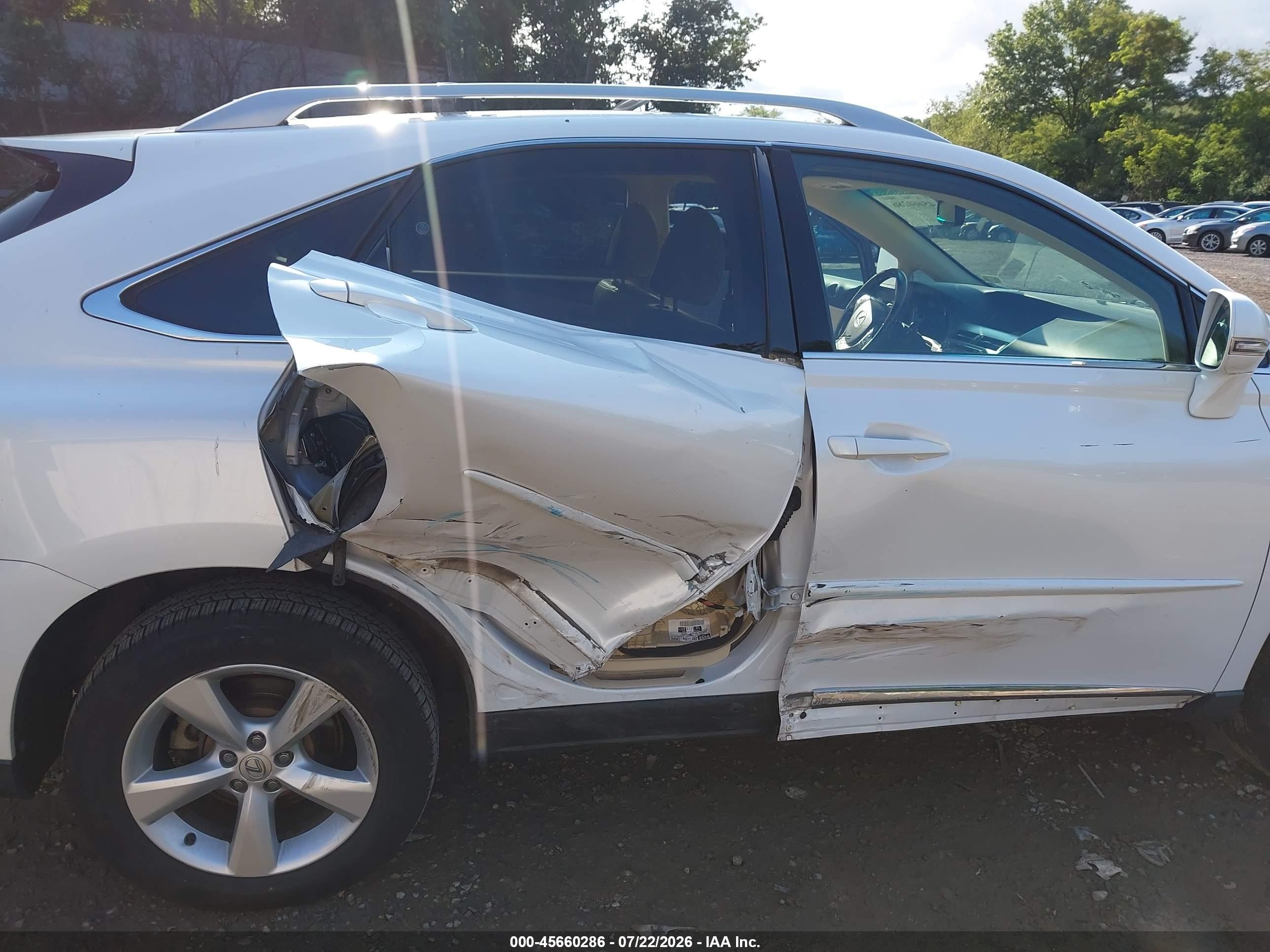 2014 Lexus Rx 350   White vin: 2T2BK1BA8EC237214