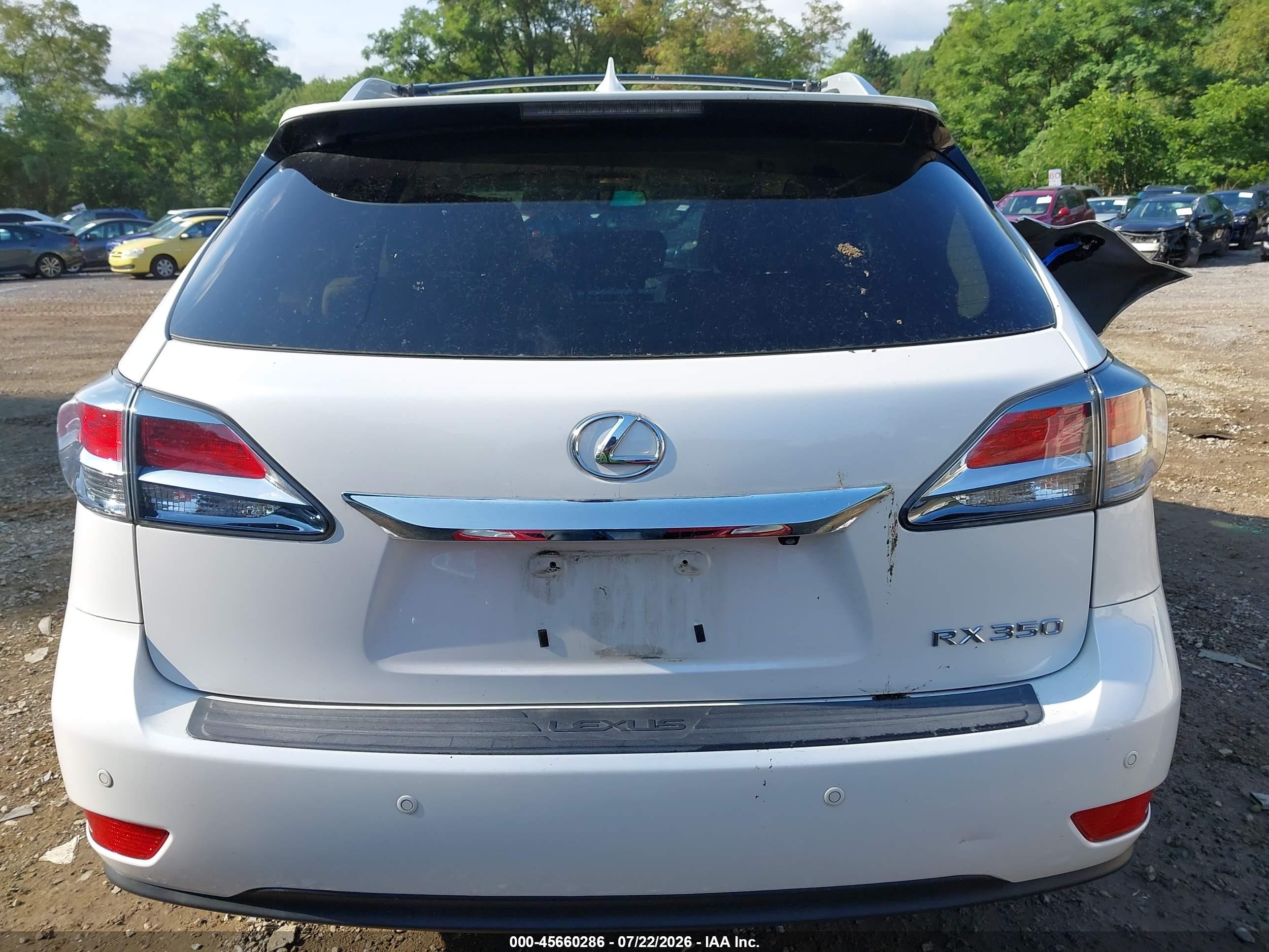 2014 Lexus Rx 350   White vin: 2T2BK1BA8EC237214