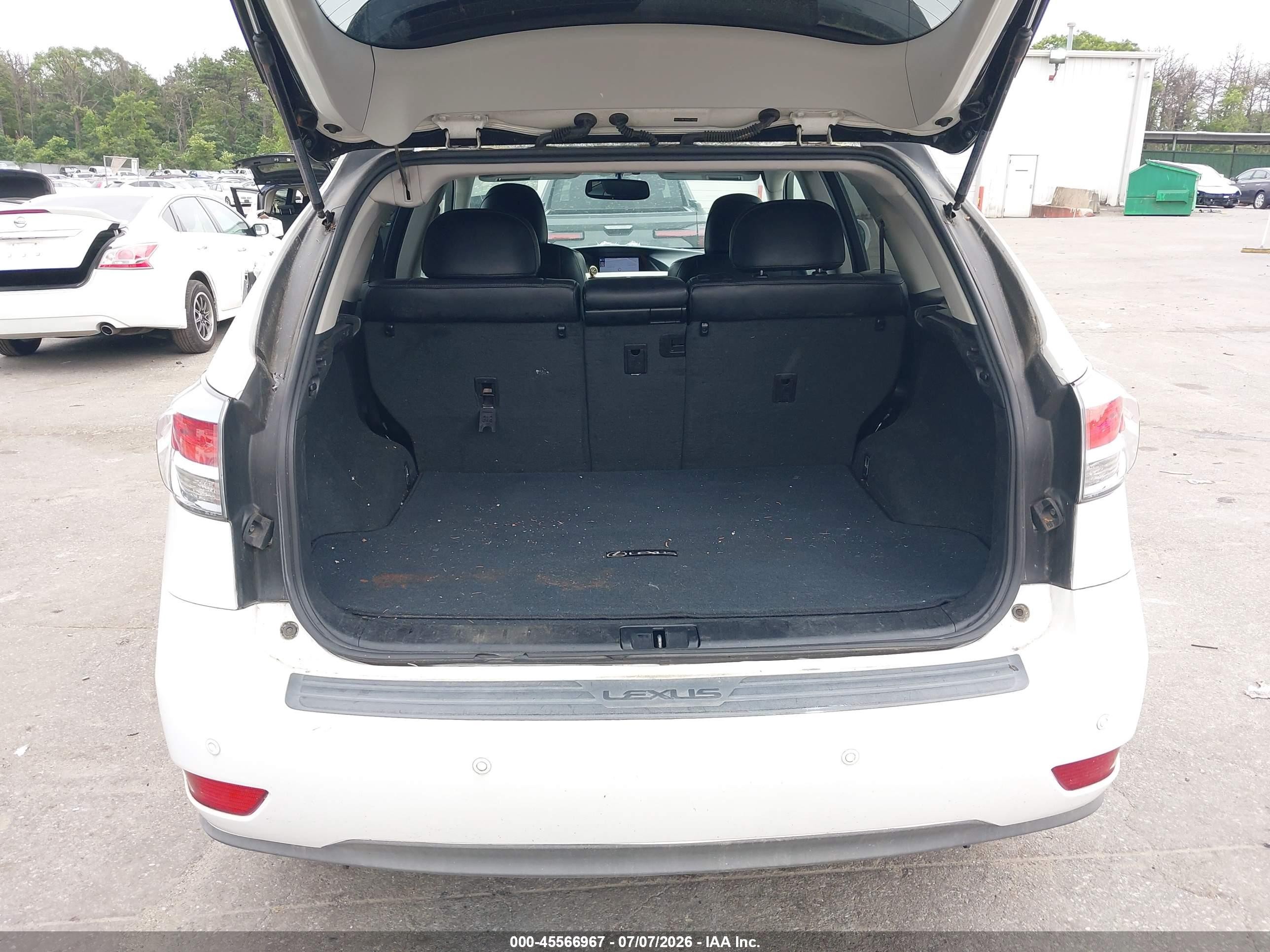 2014 Lexus Rx 350   White vin: 2T2BK1BA8EC240906