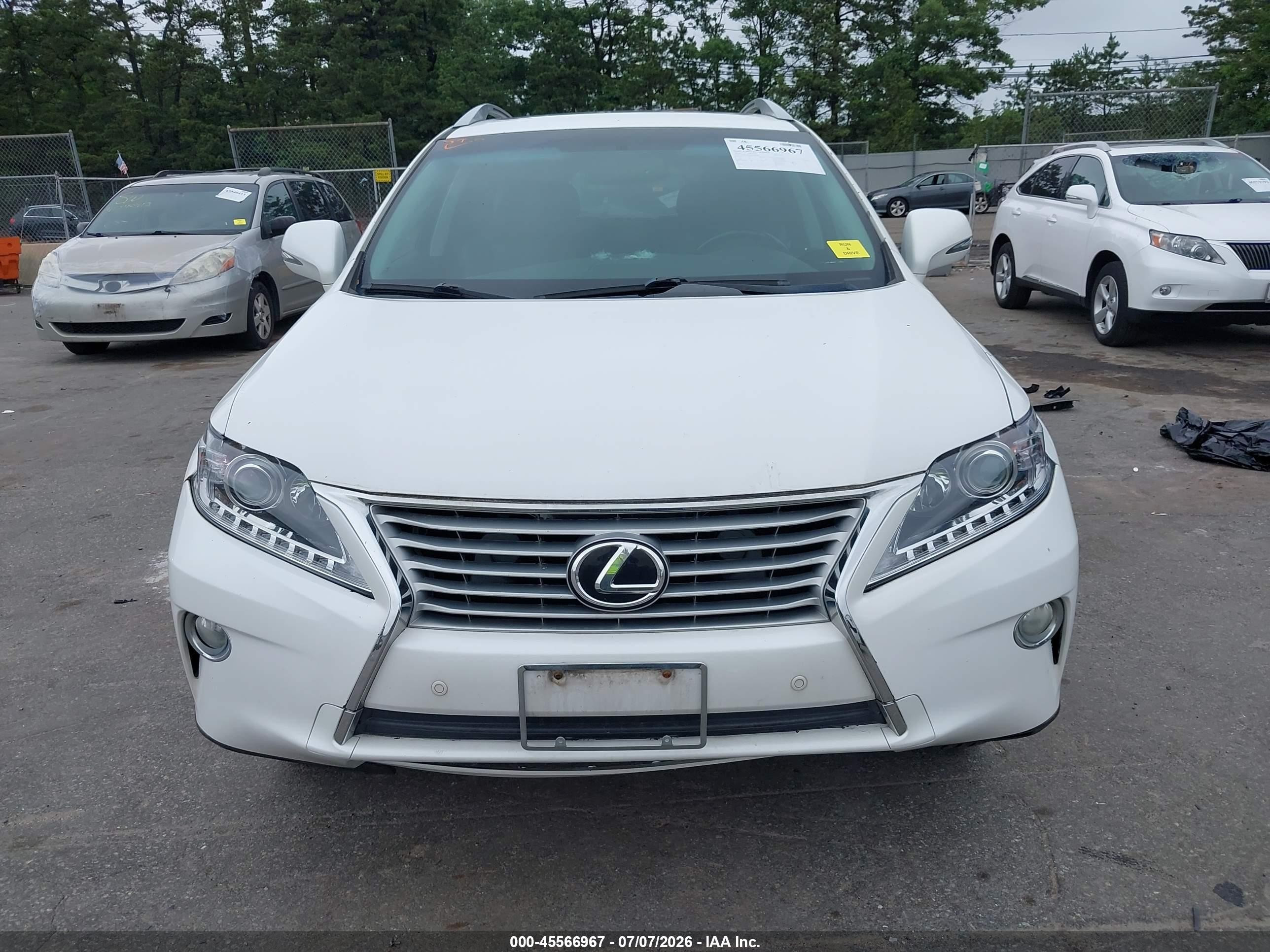 2014 Lexus Rx 350   White vin: 2T2BK1BA8EC240906