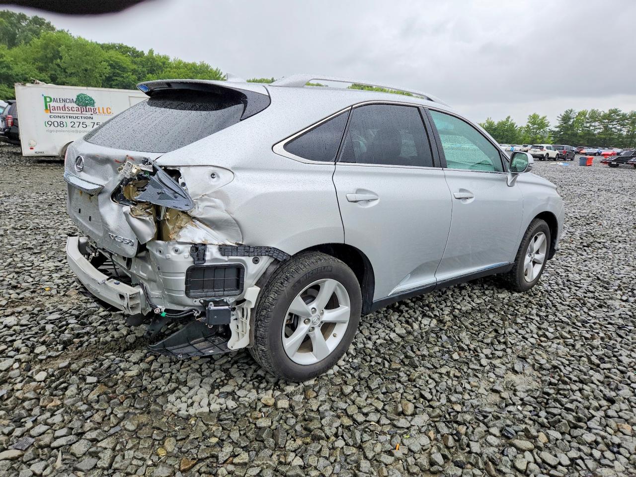 2014 Lexus Rx 350 Base Silver vin: 2T2BK1BA8EC242669