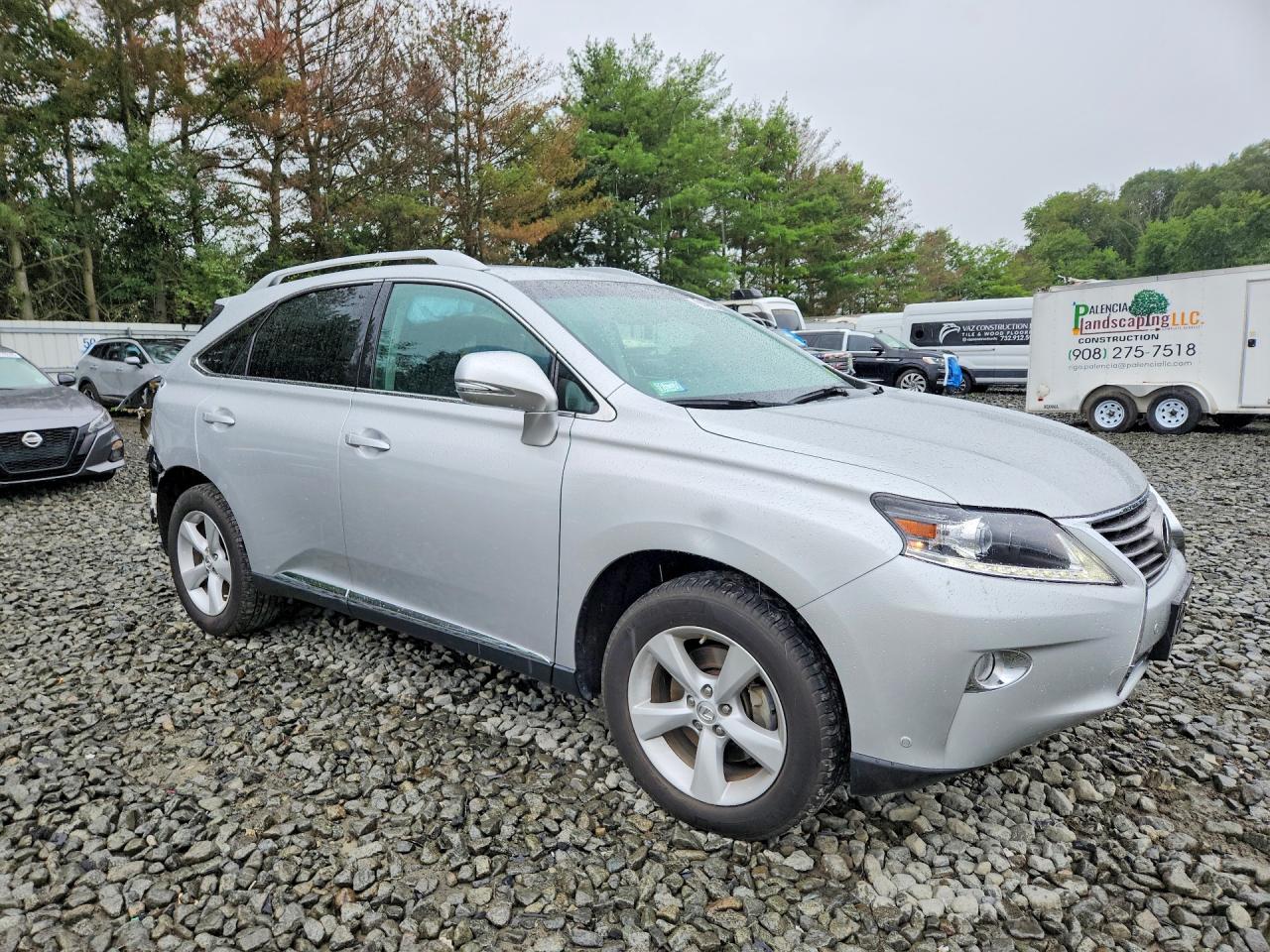 2014 Lexus Rx 350 Base Silver vin: 2T2BK1BA8EC242669