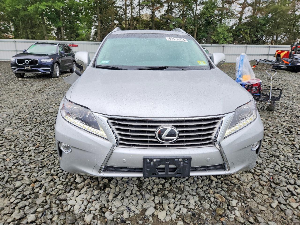 2014 Lexus Rx 350 Base Silver vin: 2T2BK1BA8EC242669