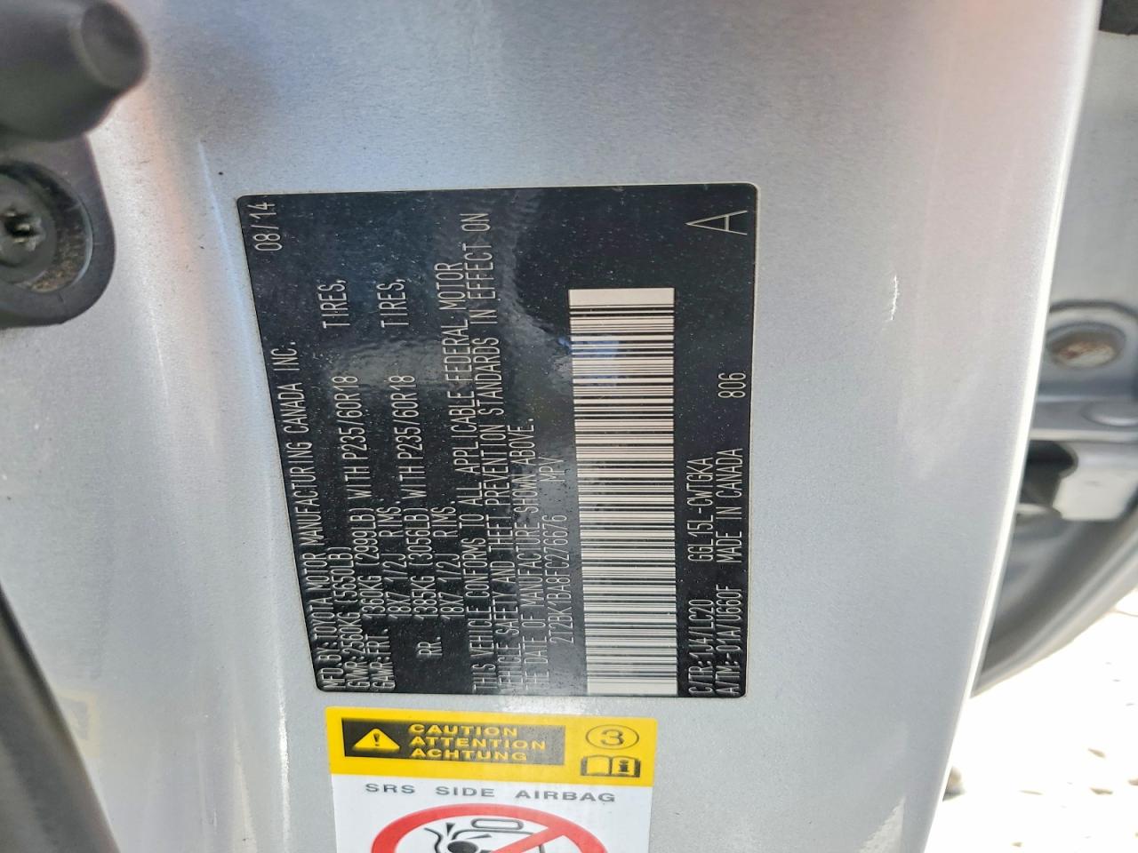 2015 Lexus Rx 350 Base Silver vin: 2T2BK1BA8FC276676