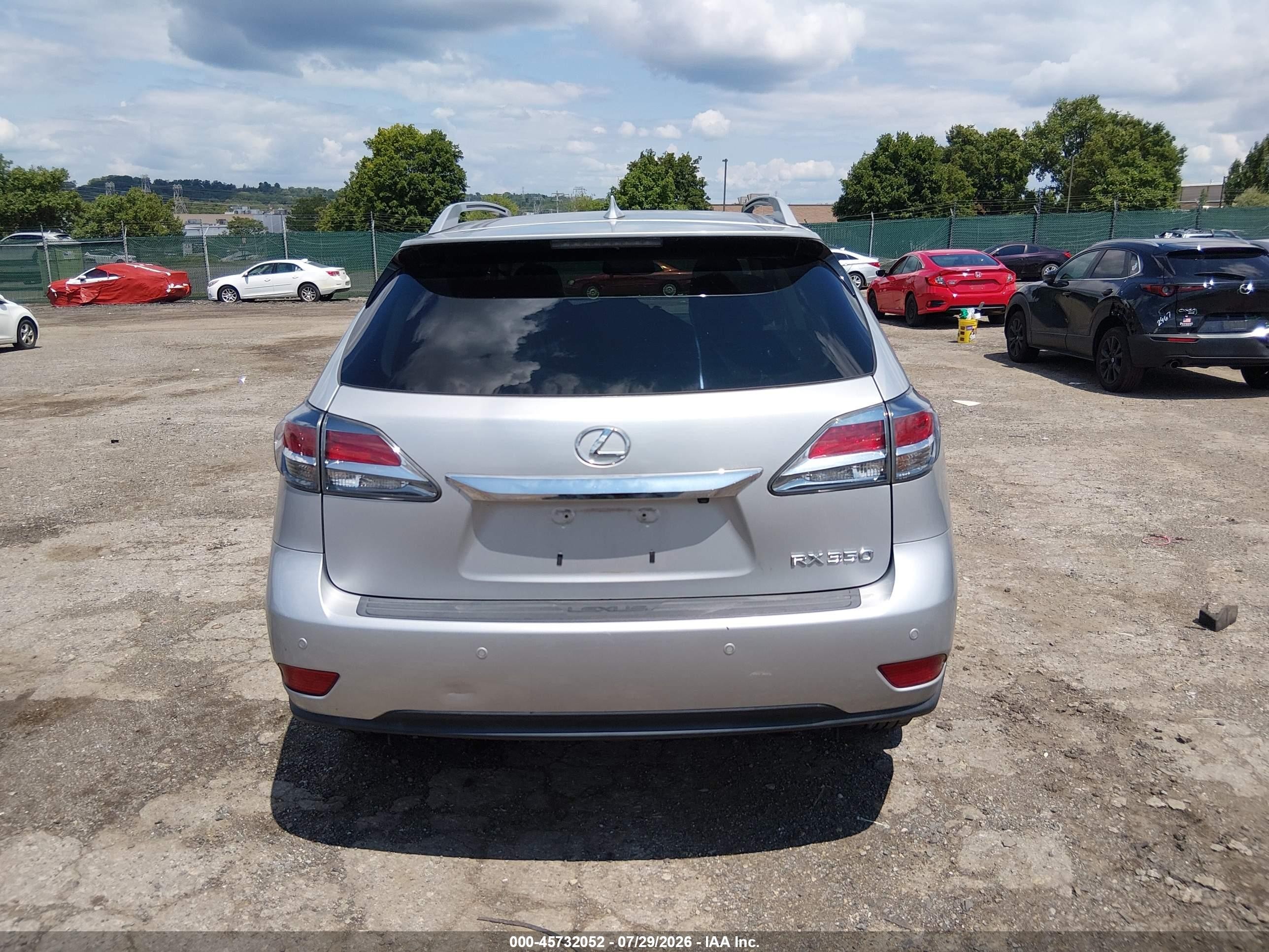 2015 Lexus Rx 350   Silver vin: 2T2BK1BA8FC288715