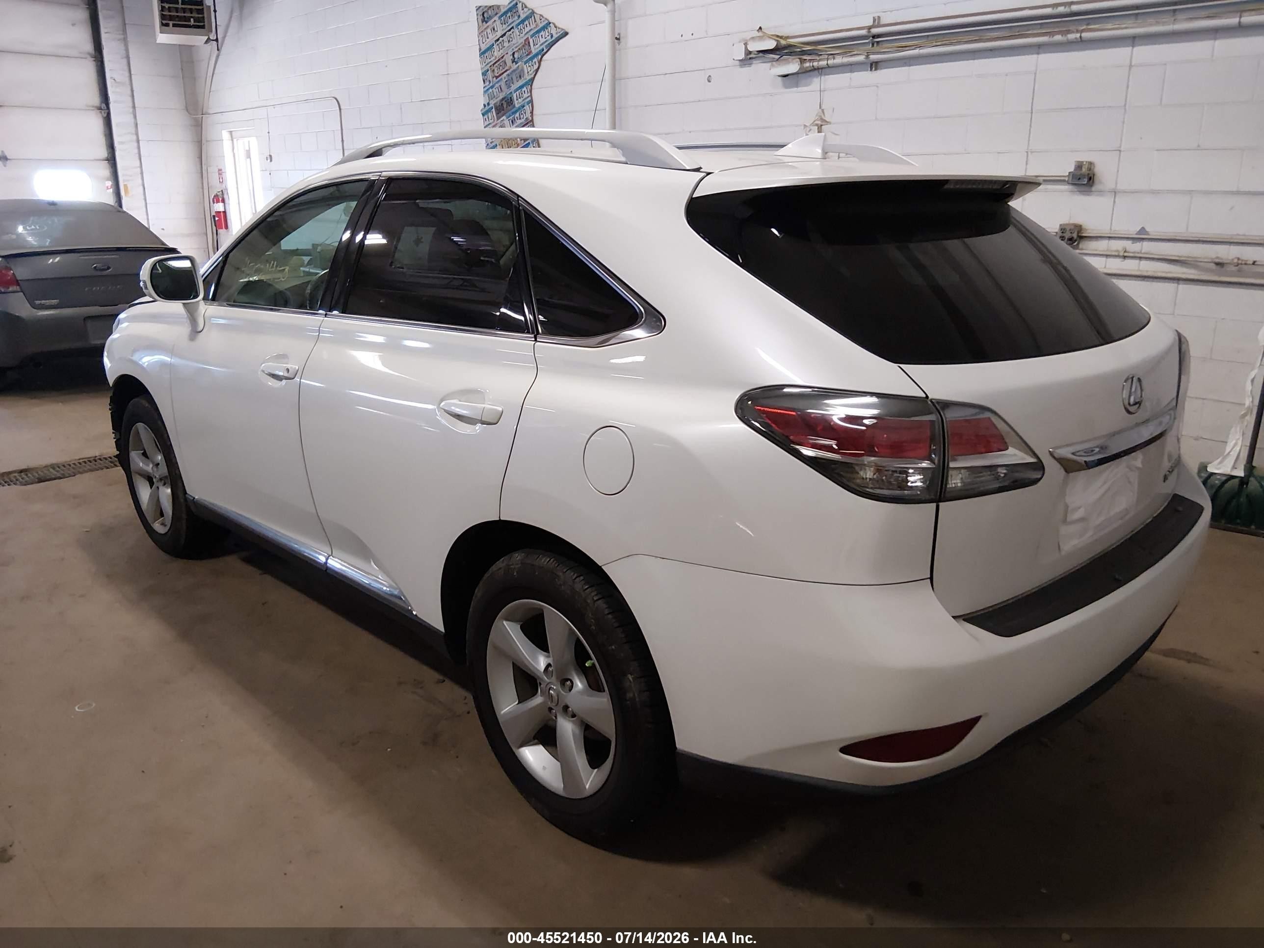 2015 Lexus Rx 350 White vin: 2T2BK1BA8FC290254