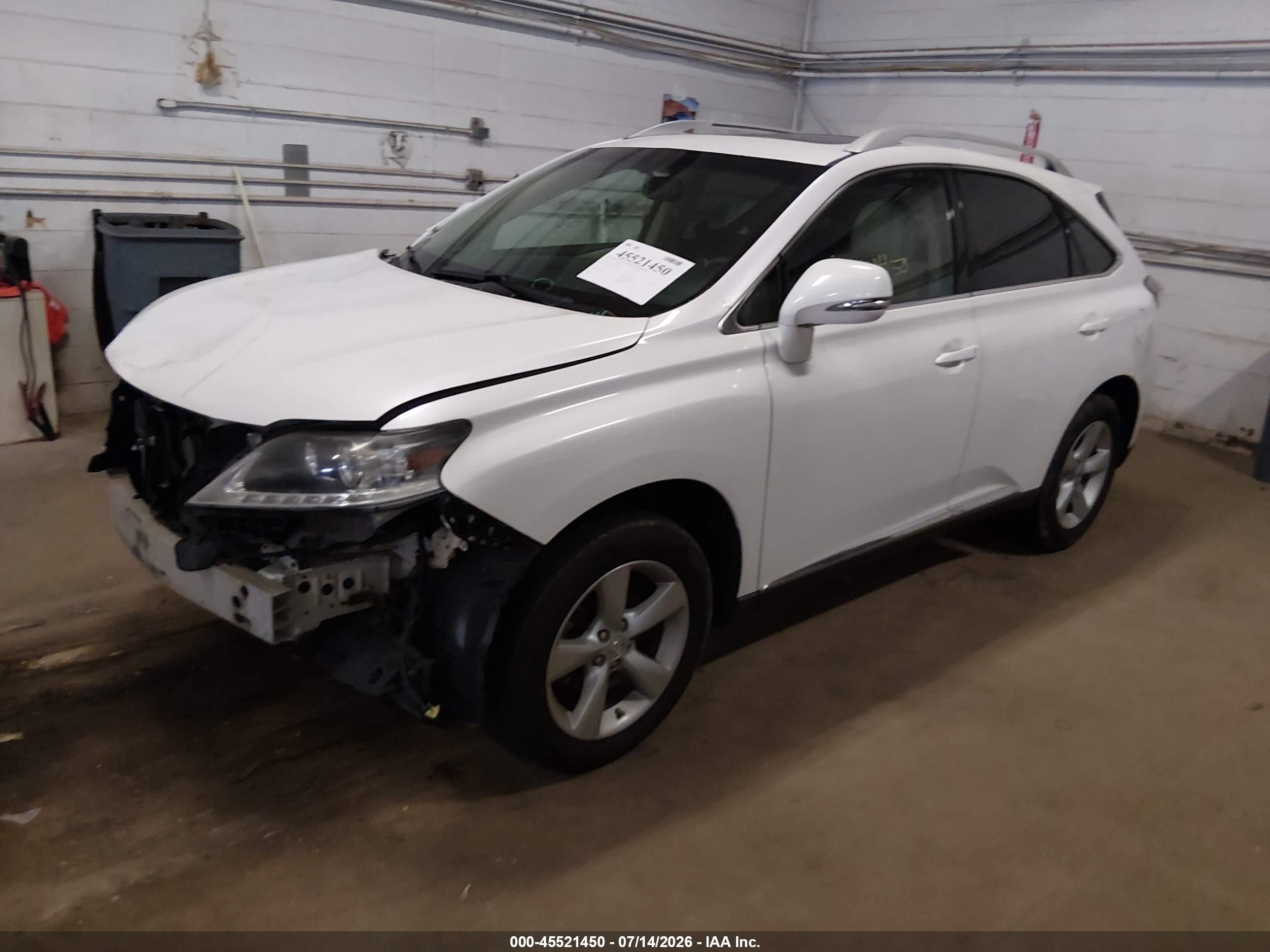 2015 Lexus Rx 350 White vin: 2T2BK1BA8FC290254