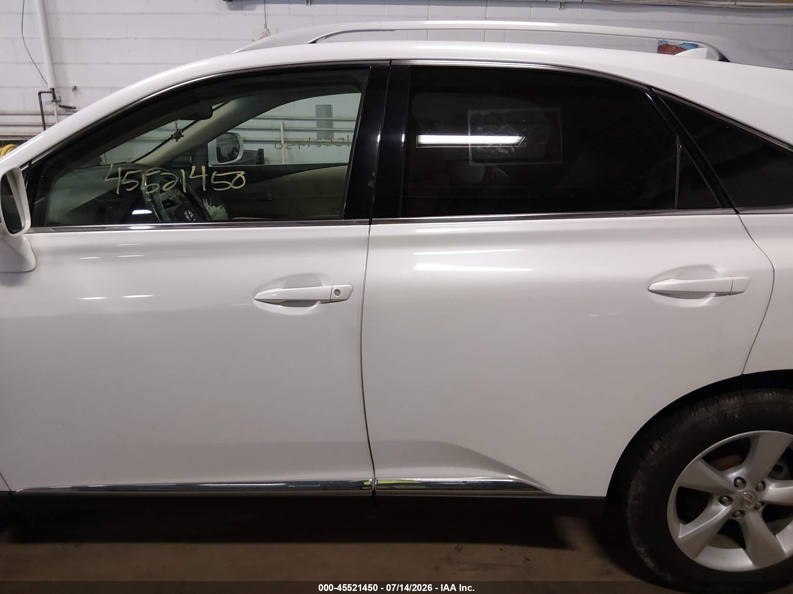 2015 Lexus Rx 350 White vin: 2T2BK1BA8FC290254