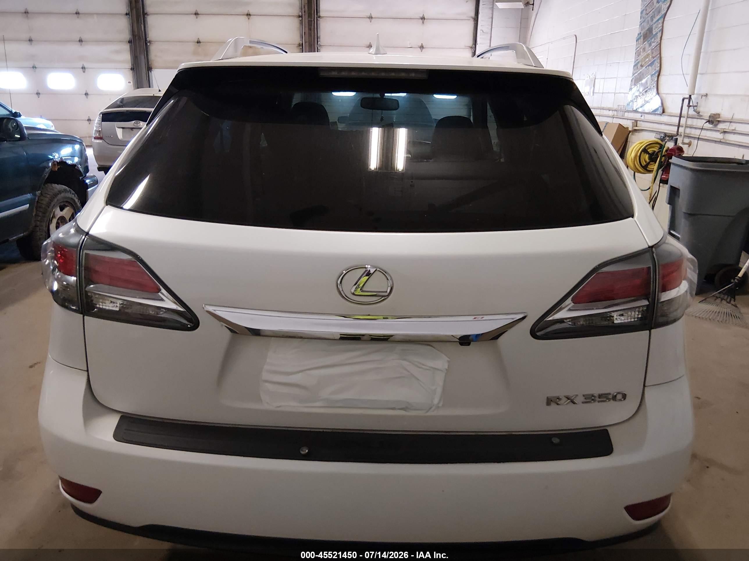 2015 Lexus Rx 350 White vin: 2T2BK1BA8FC290254