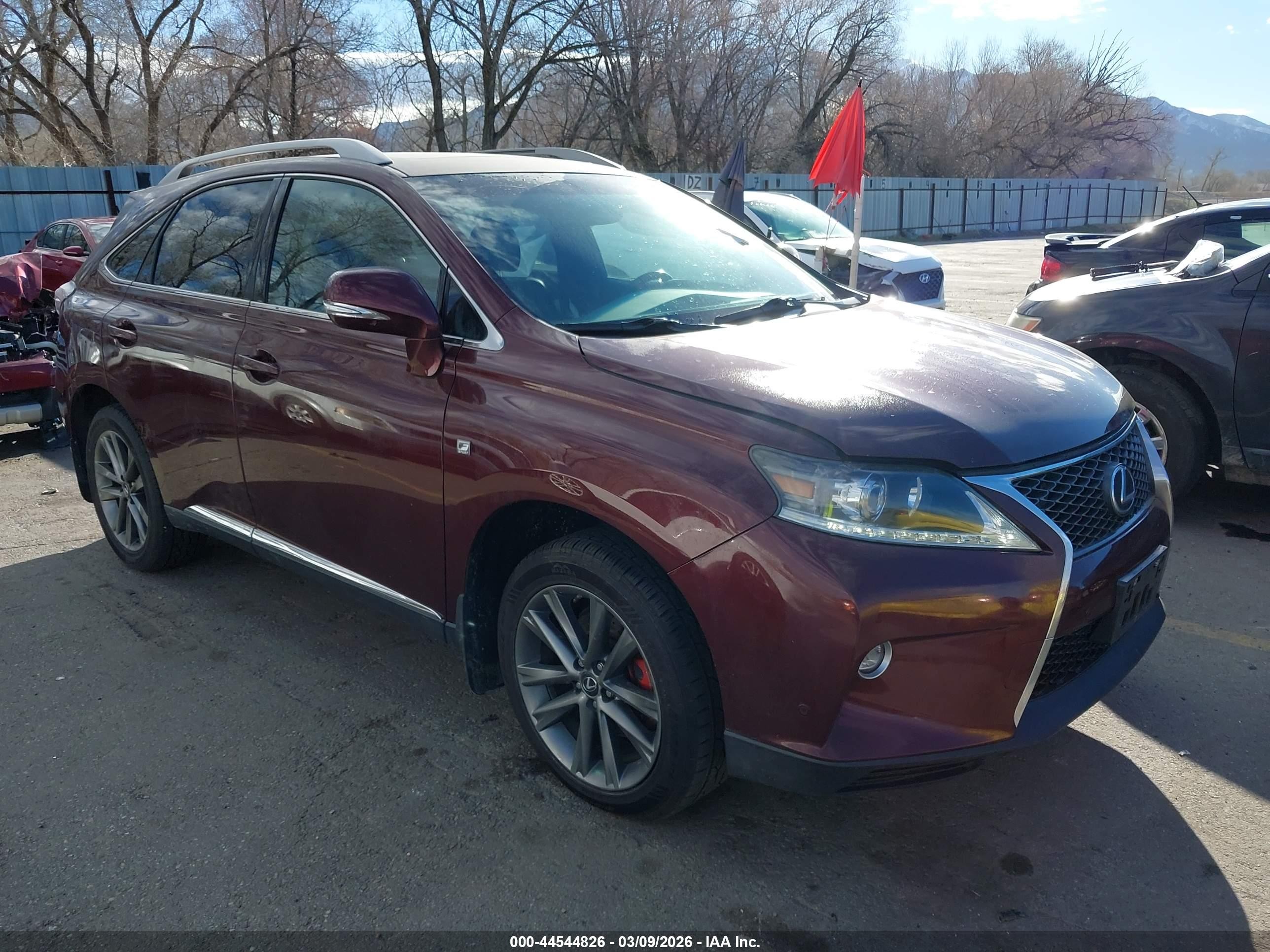 2015 Lexus Rx 350 F Sport Burgundy vin: 2T2BK1BA8FC295874