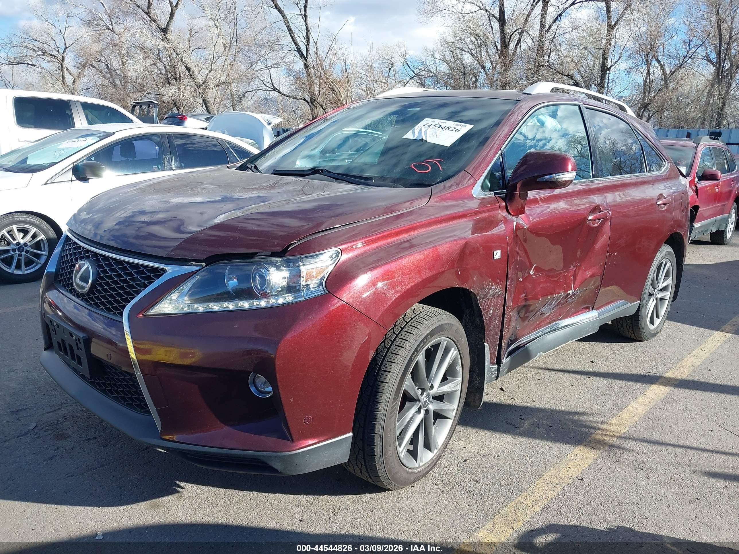 2015 Lexus Rx 350 F Sport Burgundy vin: 2T2BK1BA8FC295874