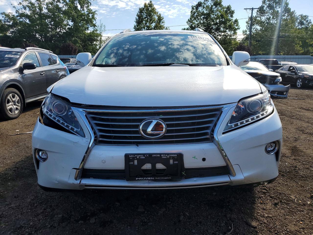 2015 Lexus Rx 350 Base White vin: 2T2BK1BA8FC307019