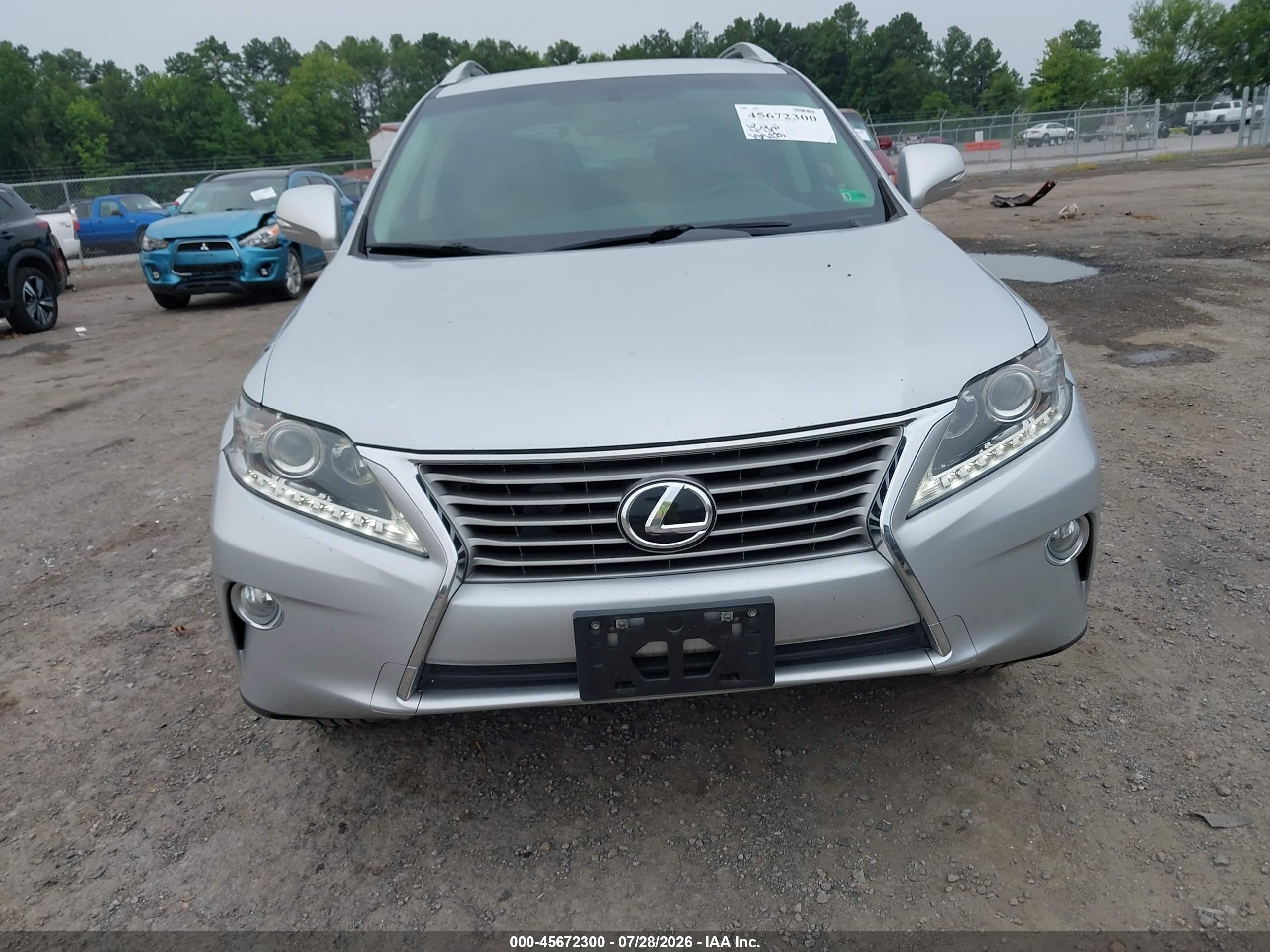 2015 Lexus Rx 350   Silver vin: 2T2BK1BA8FC311877