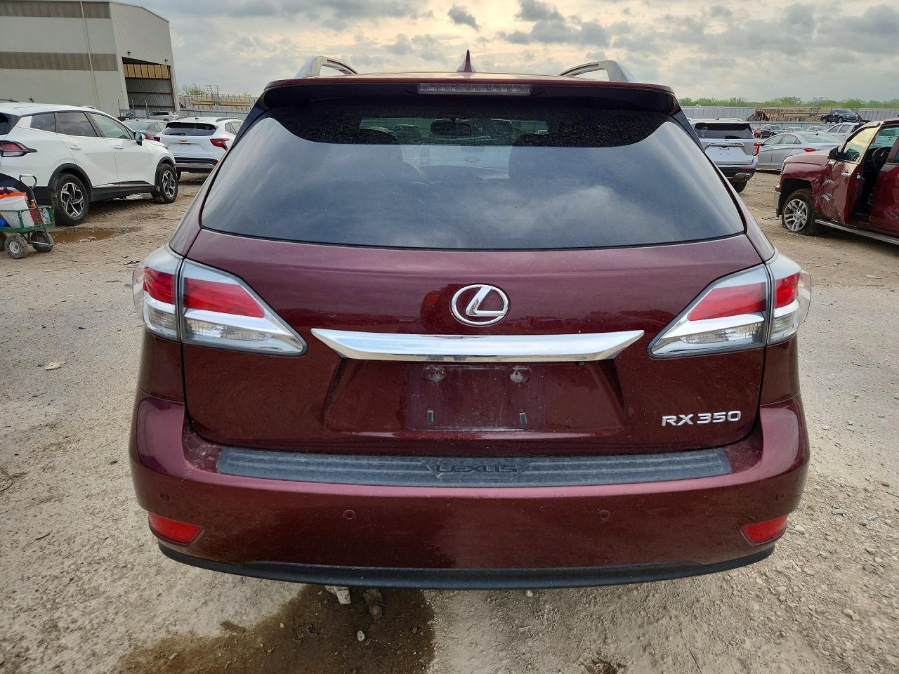 2015 Lexus Rx 350 Base Burgundy vin: 2T2BK1BA8FC317422