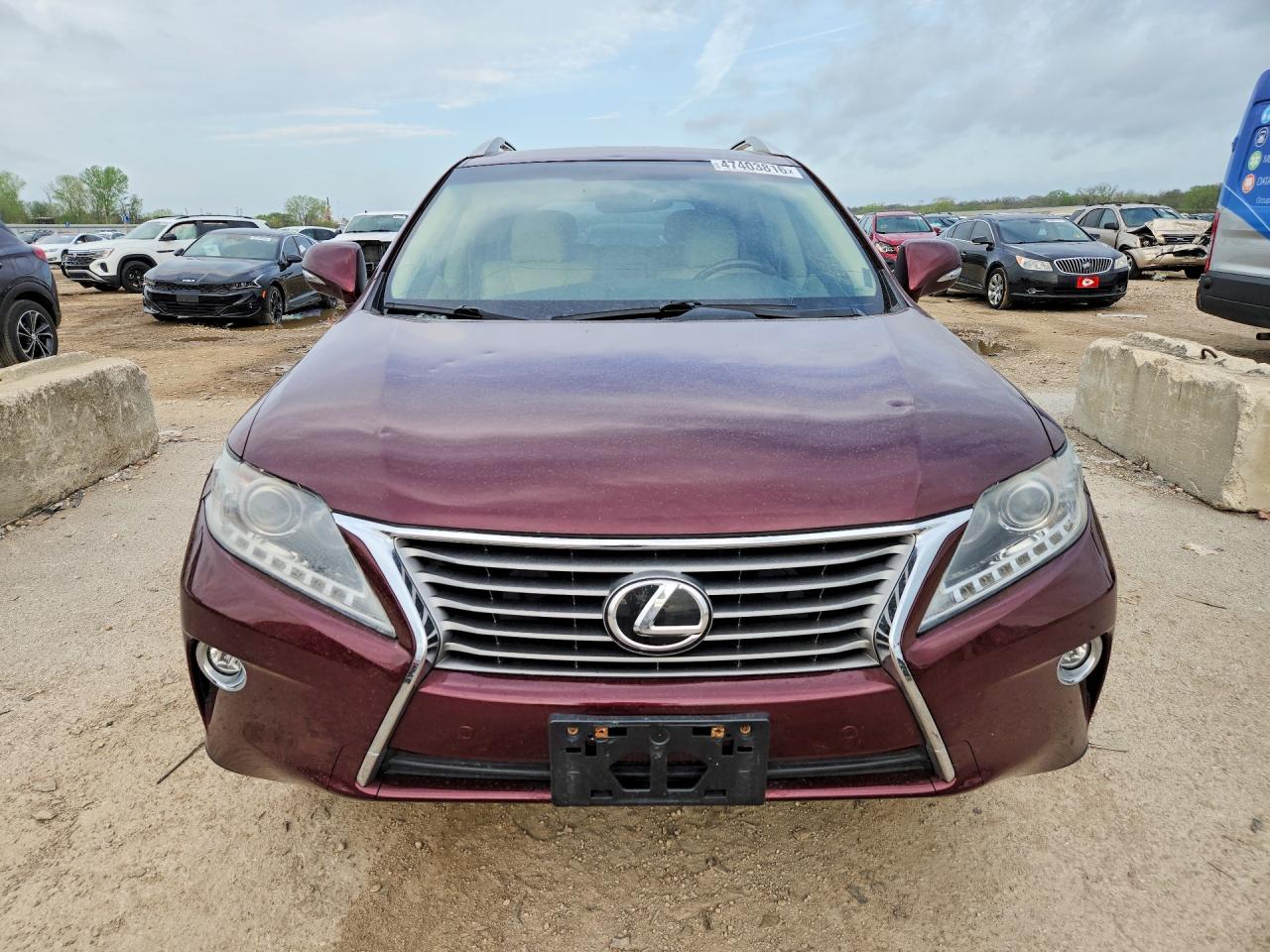 2015 Lexus Rx 350 Base Burgundy vin: 2T2BK1BA8FC317422