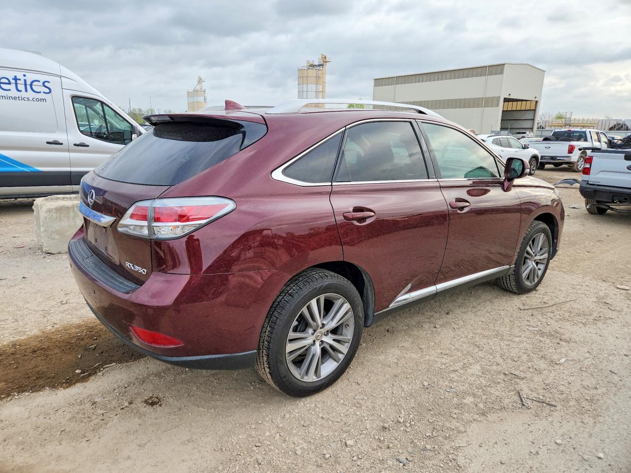 2015 Lexus Rx 350 Base Burgundy vin: 2T2BK1BA8FC317422