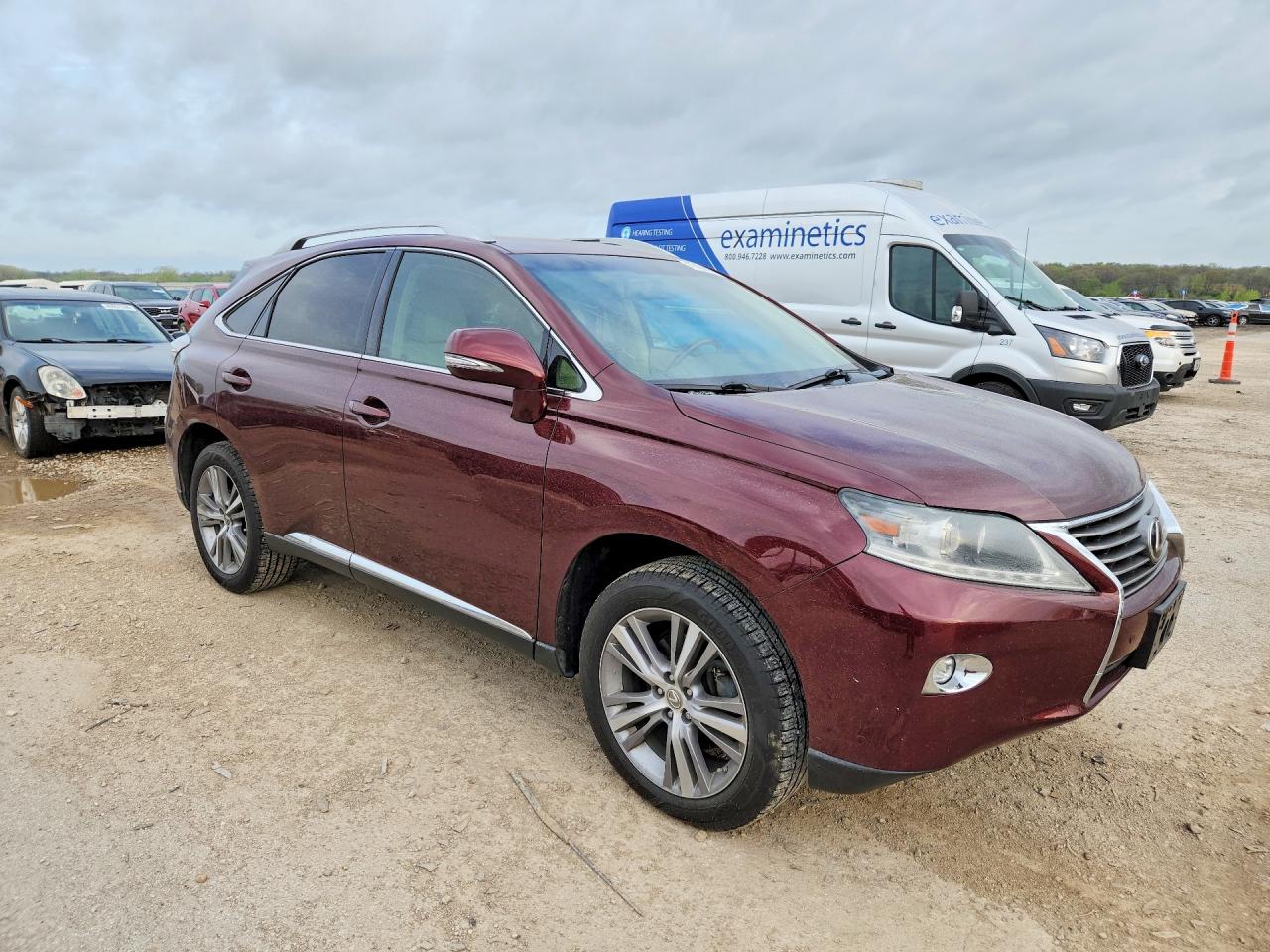 2015 Lexus Rx 350 Base Burgundy vin: 2T2BK1BA8FC317422