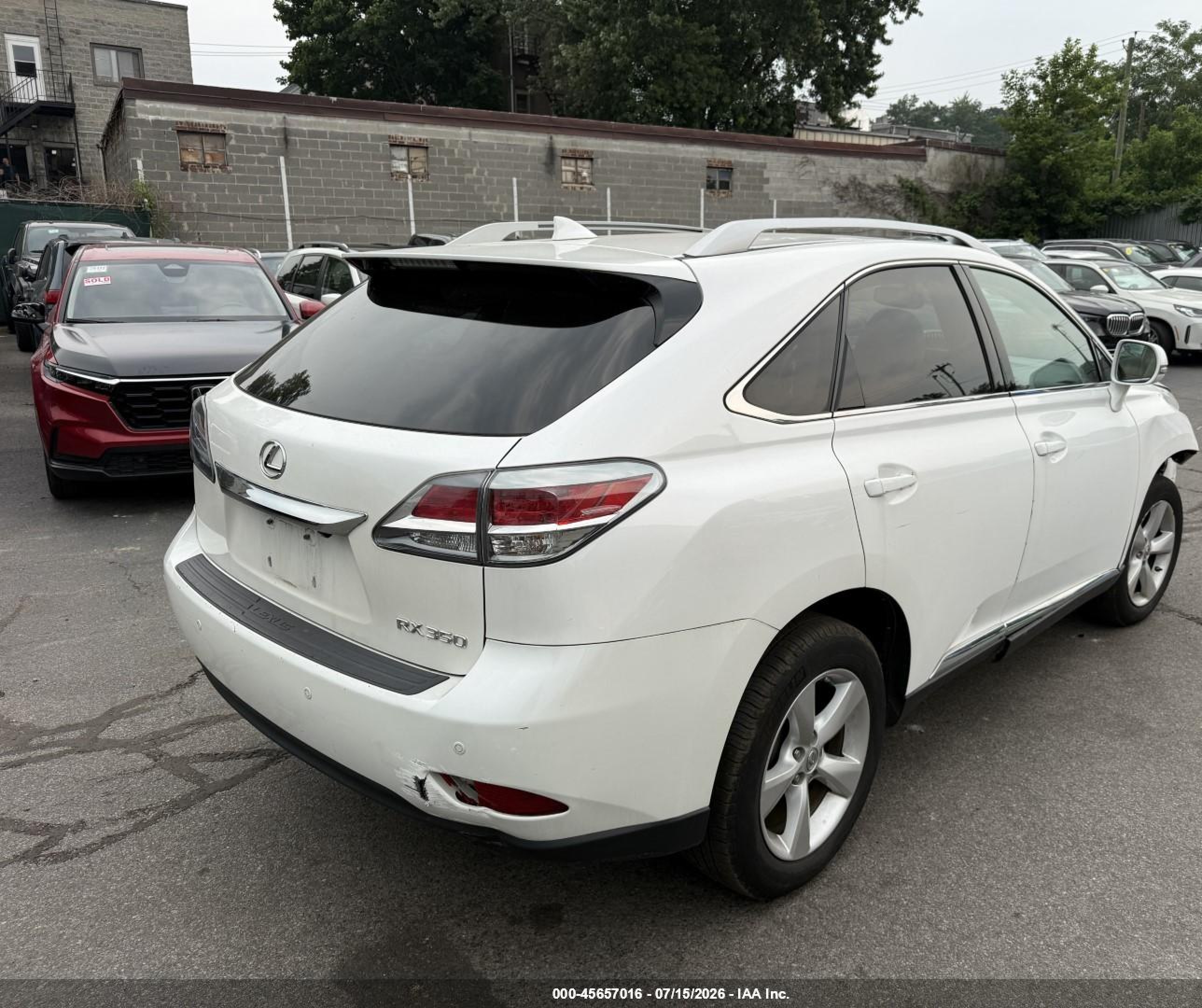 2015 Lexus Rx 350   White vin: 2T2BK1BA8FC330428