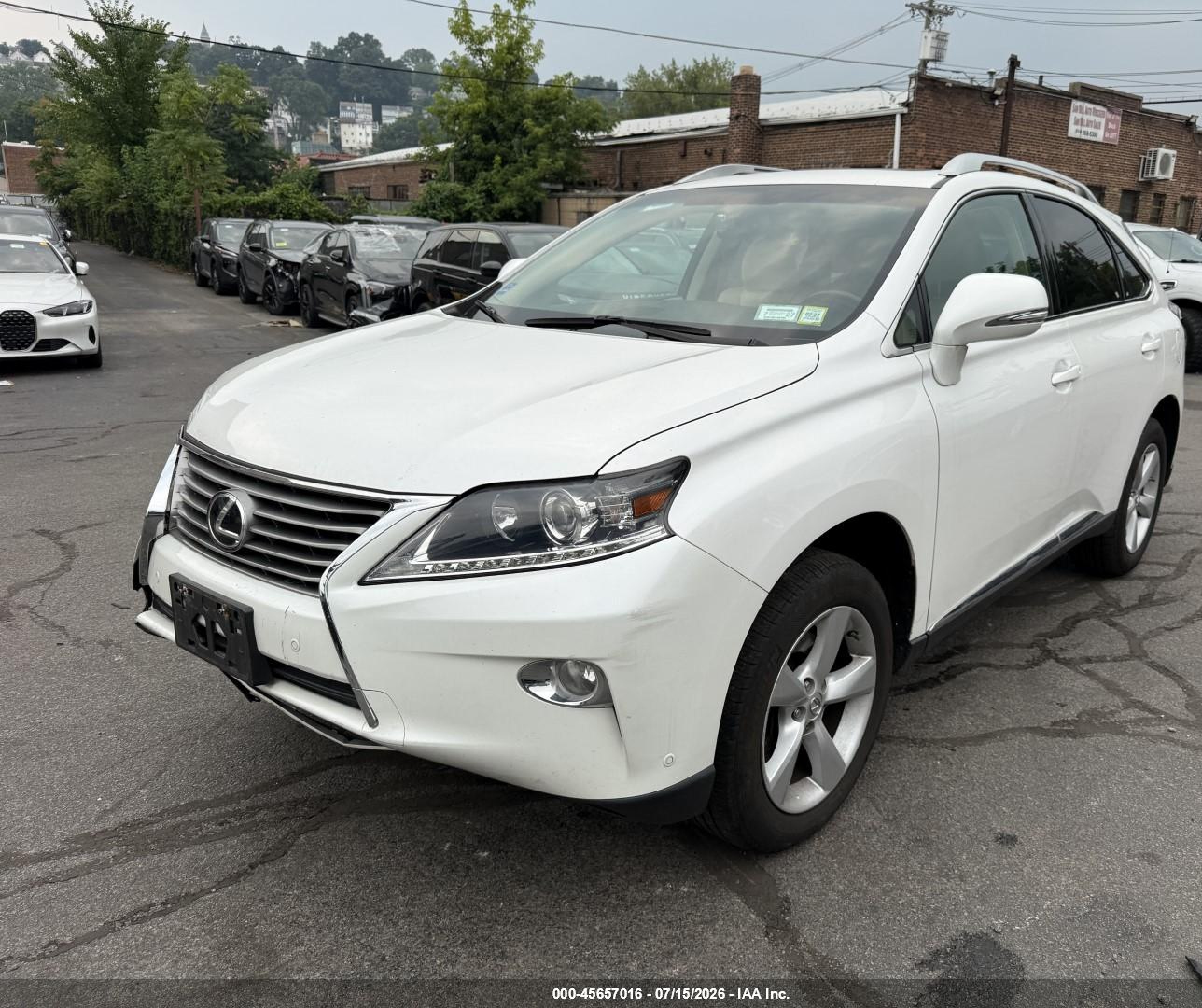 2015 Lexus Rx 350   White vin: 2T2BK1BA8FC330428