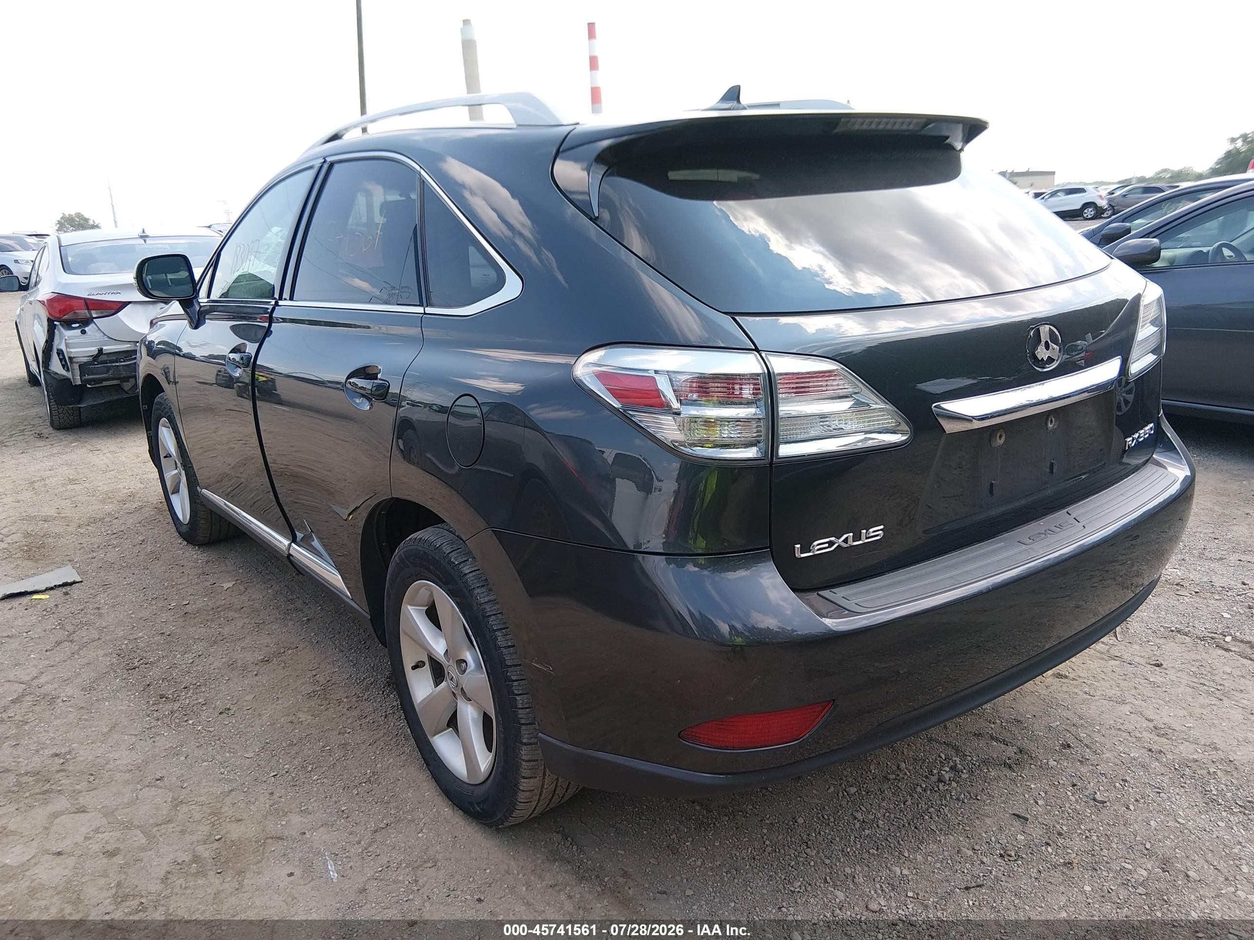 2010 Lexus Rx 350   Gray vin: 2T2BK1BA9AC001195
