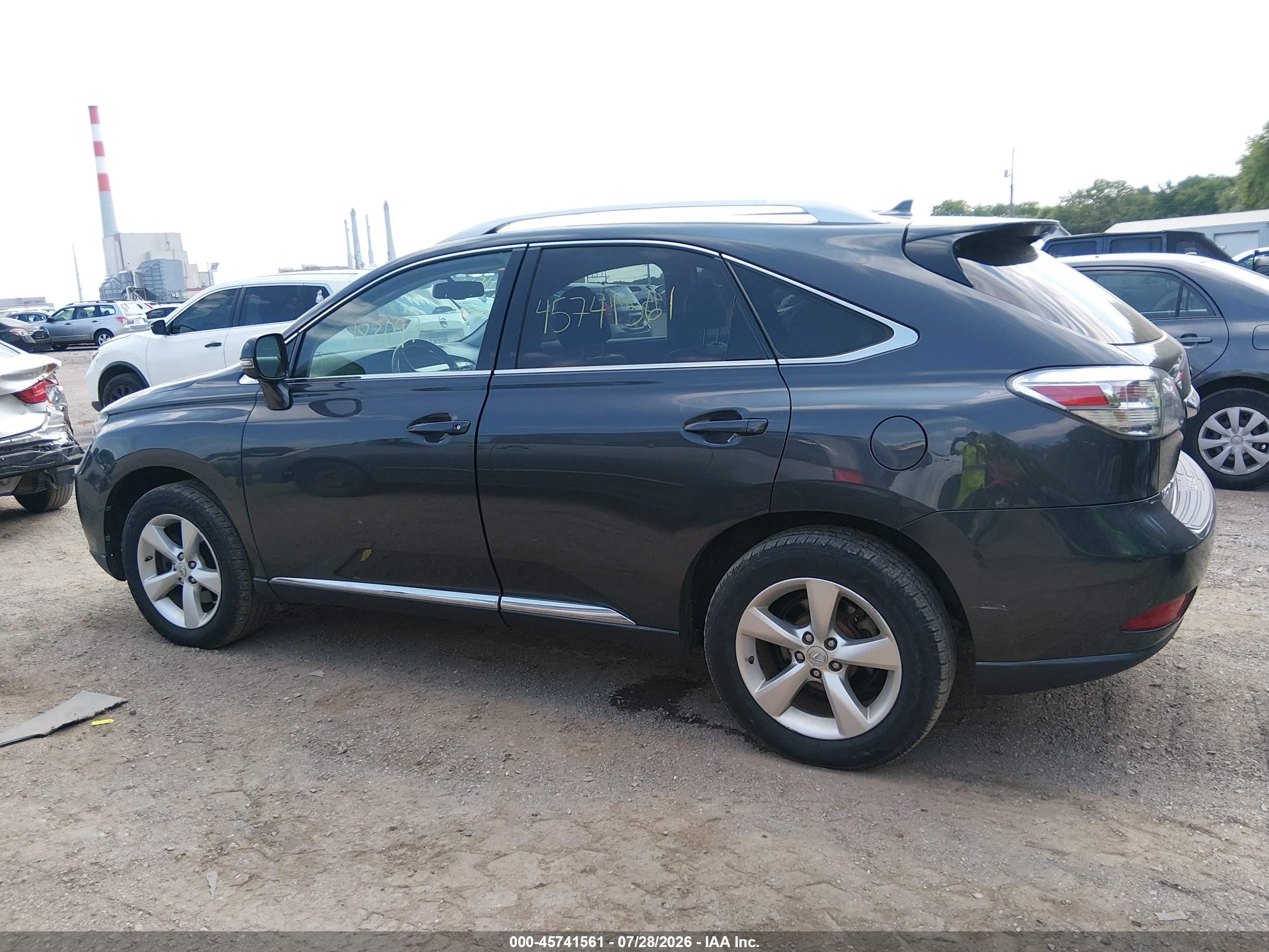 2010 Lexus Rx 350   Gray vin: 2T2BK1BA9AC001195