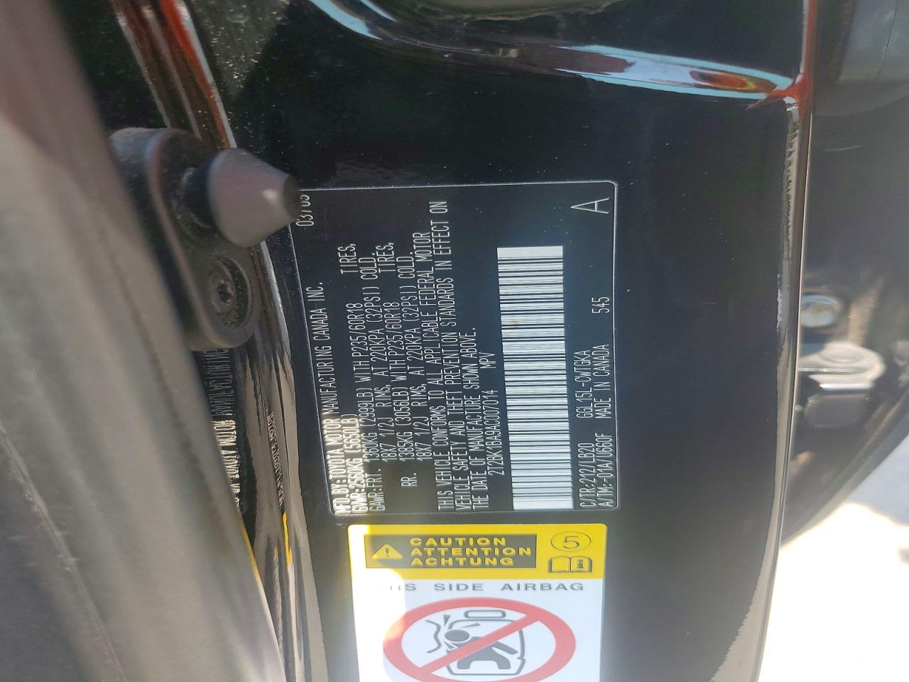 2010 Lexus Rx 350 Black vin: 2T2BK1BA9AC007014