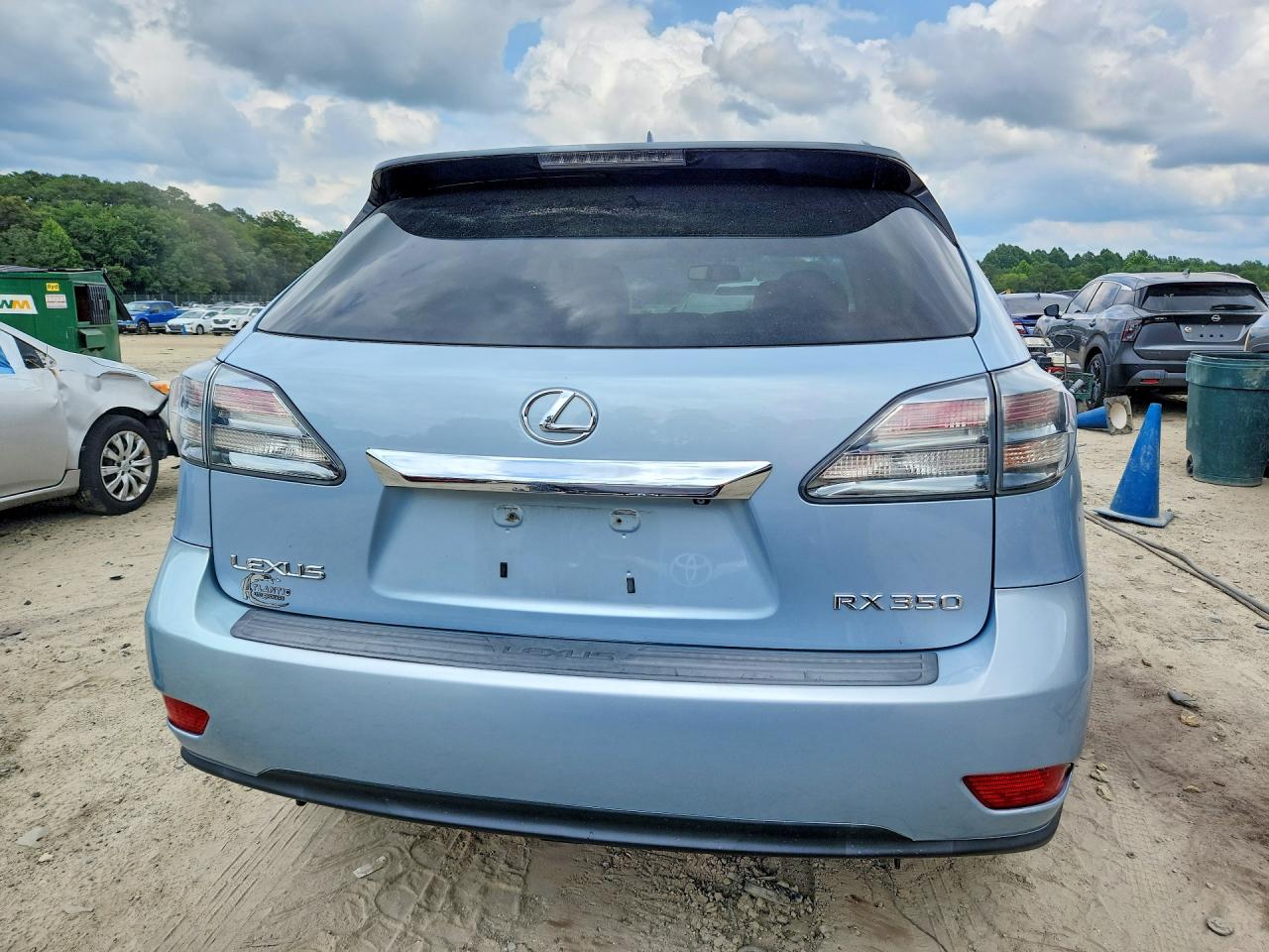 2010 Lexus Rx 350 Blue vin: 2T2BK1BA9AC016019