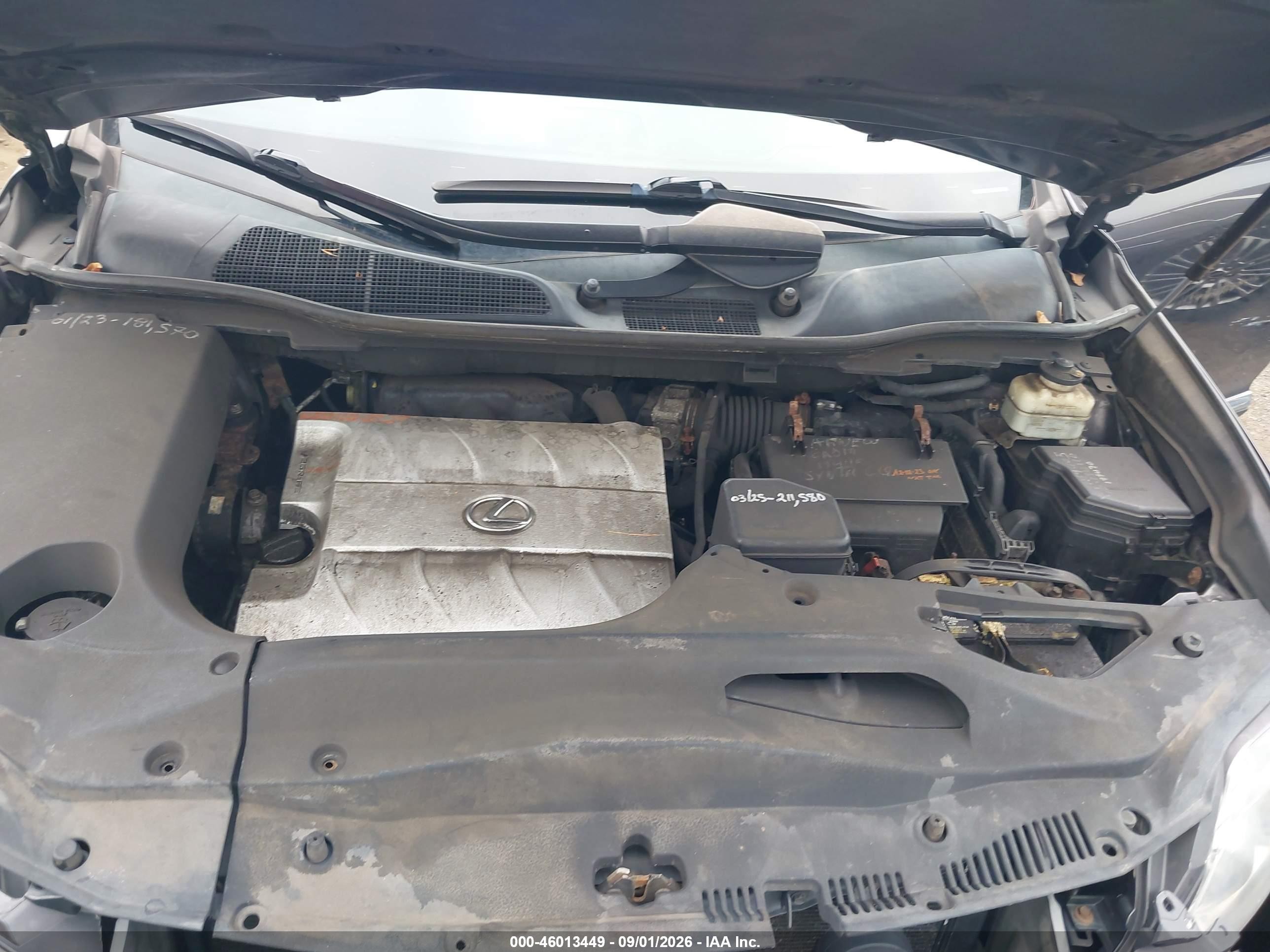 2010 Lexus Rx 350   Серый vin: 2T2BK1BA9AC016845