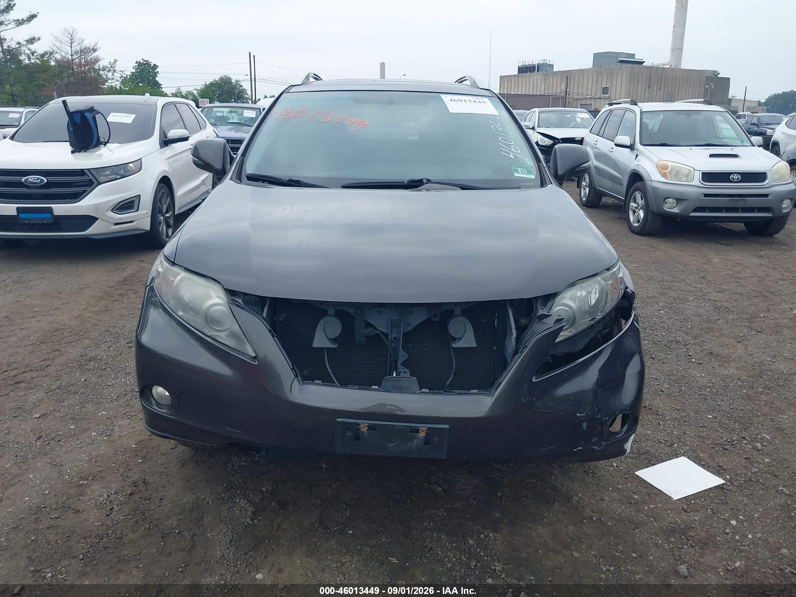 2010 Lexus Rx 350   Серый vin: 2T2BK1BA9AC016845