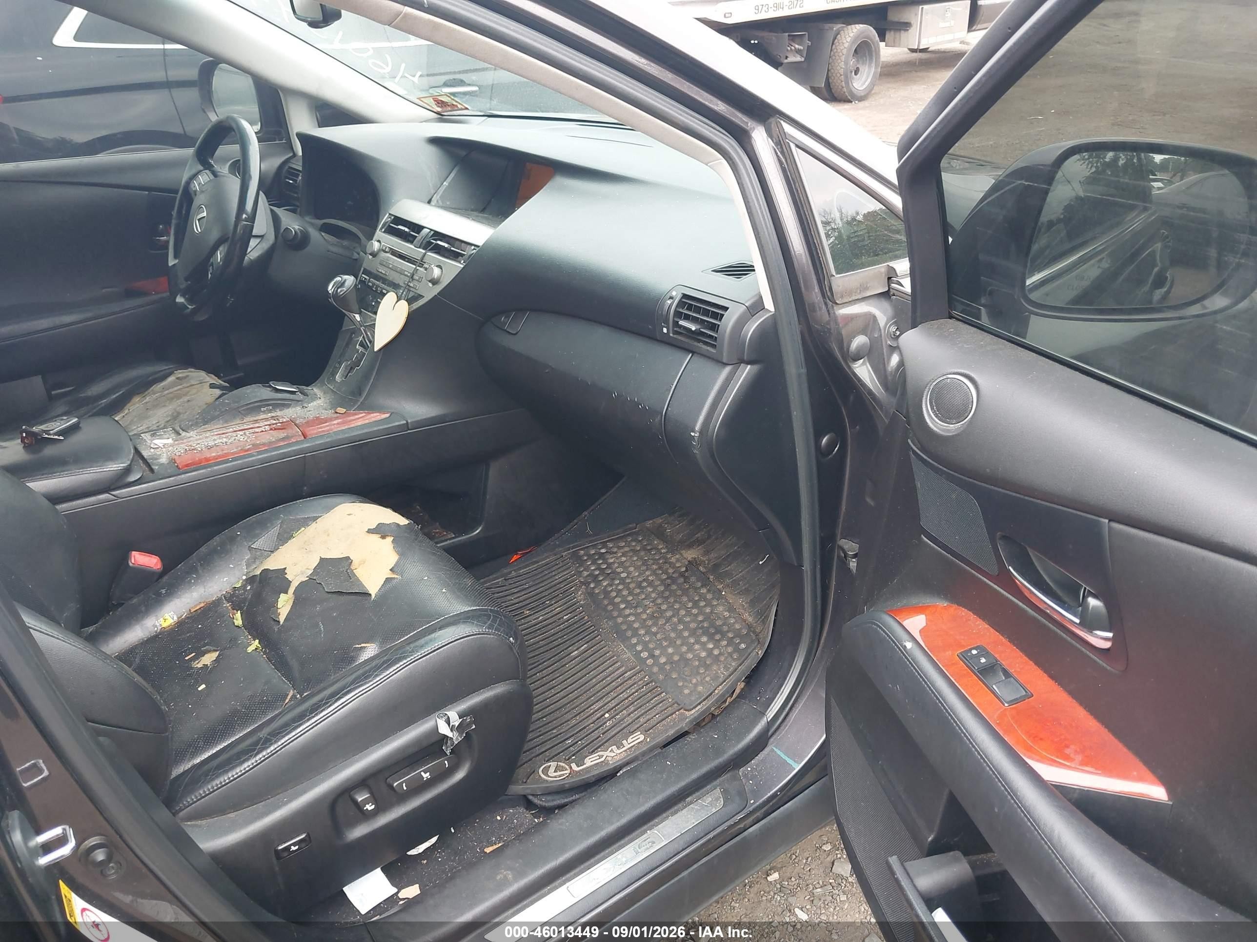 2010 Lexus Rx 350   Серый vin: 2T2BK1BA9AC016845