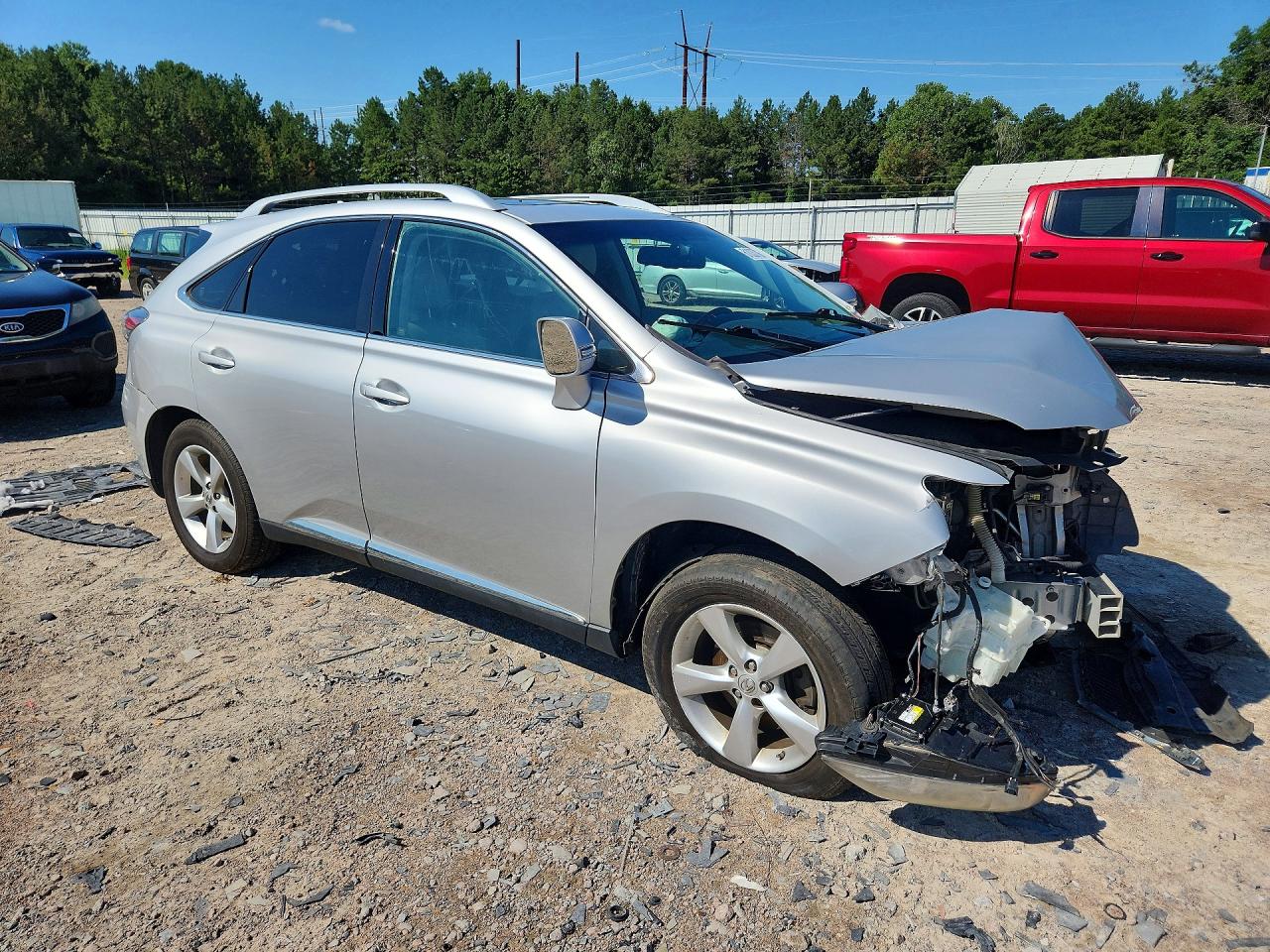 2010 Lexus Rx 350 Серебряный vin: 2T2BK1BA9AC022855