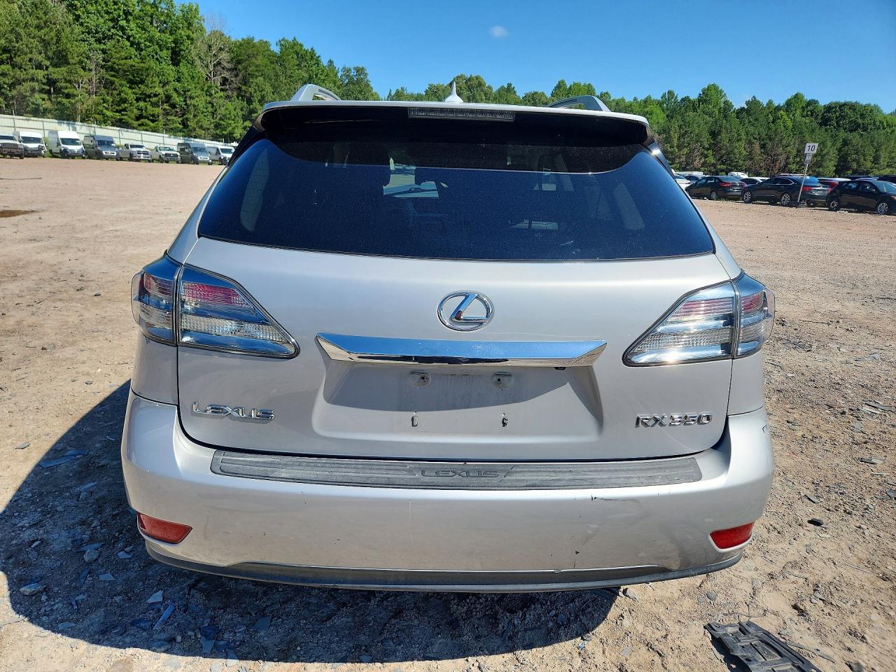 2010 Lexus Rx 350 Серебряный vin: 2T2BK1BA9AC022855