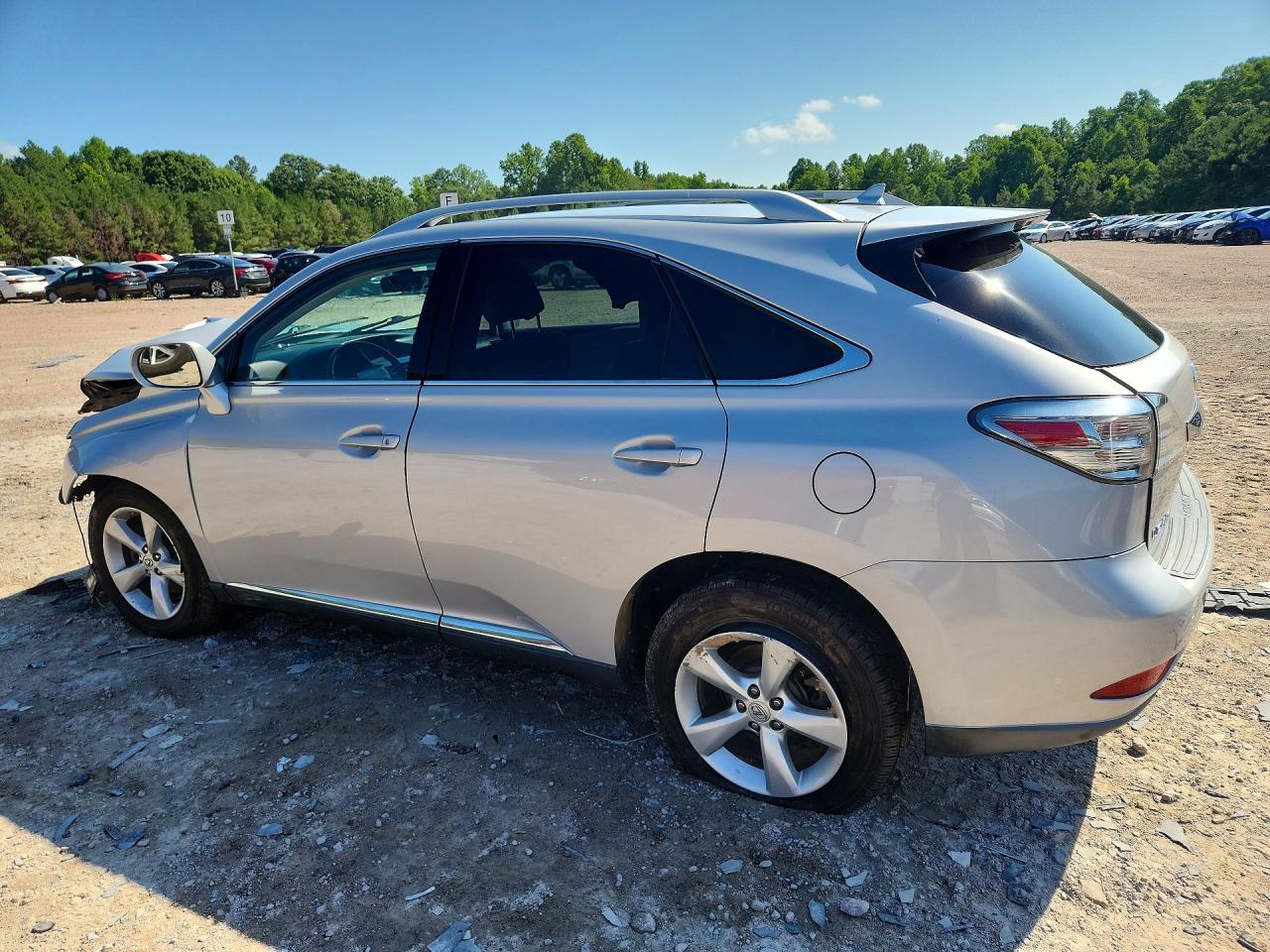 2010 Lexus Rx 350 Серебряный vin: 2T2BK1BA9AC022855
