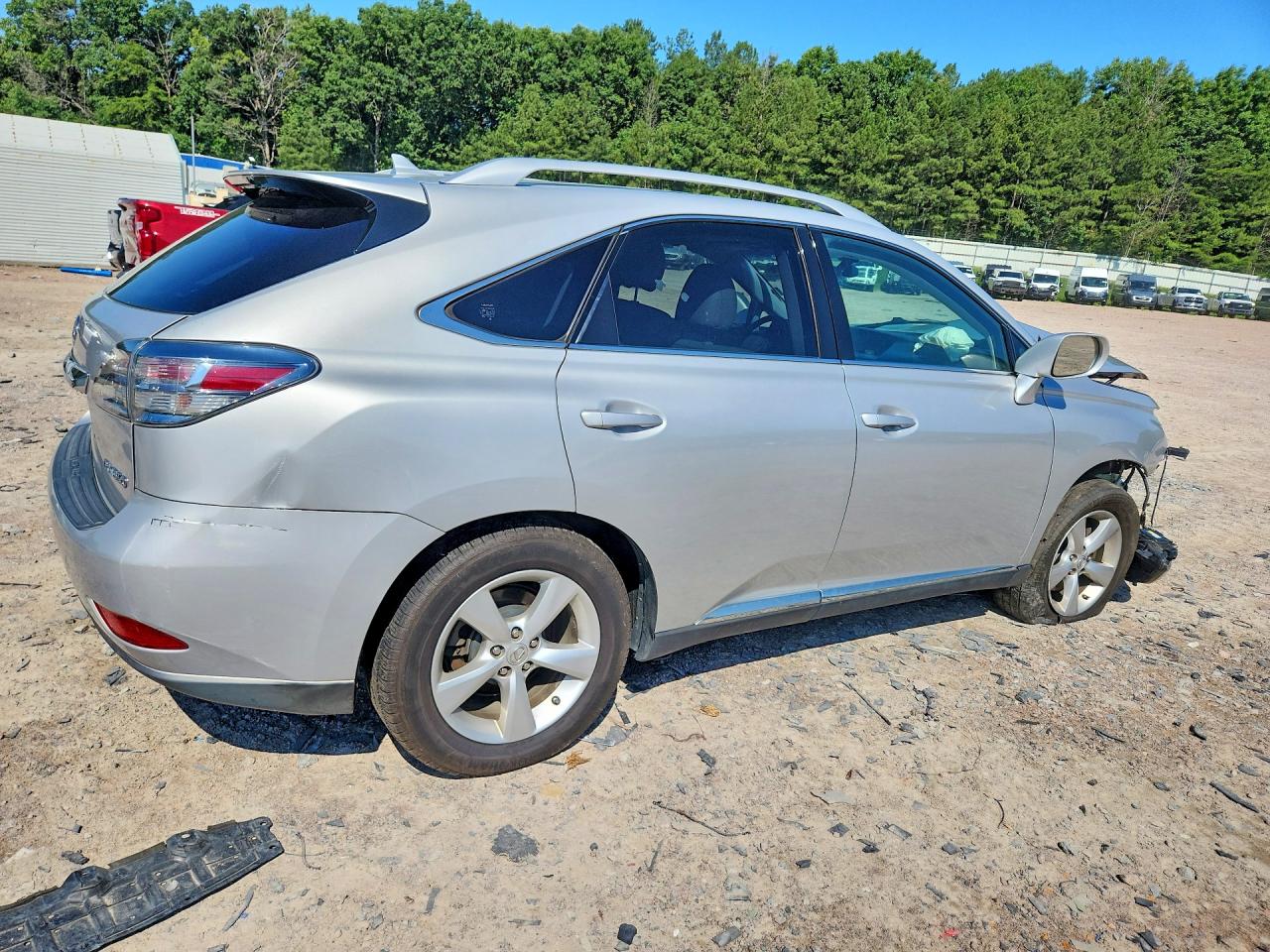2010 Lexus Rx 350 Серебряный vin: 2T2BK1BA9AC022855
