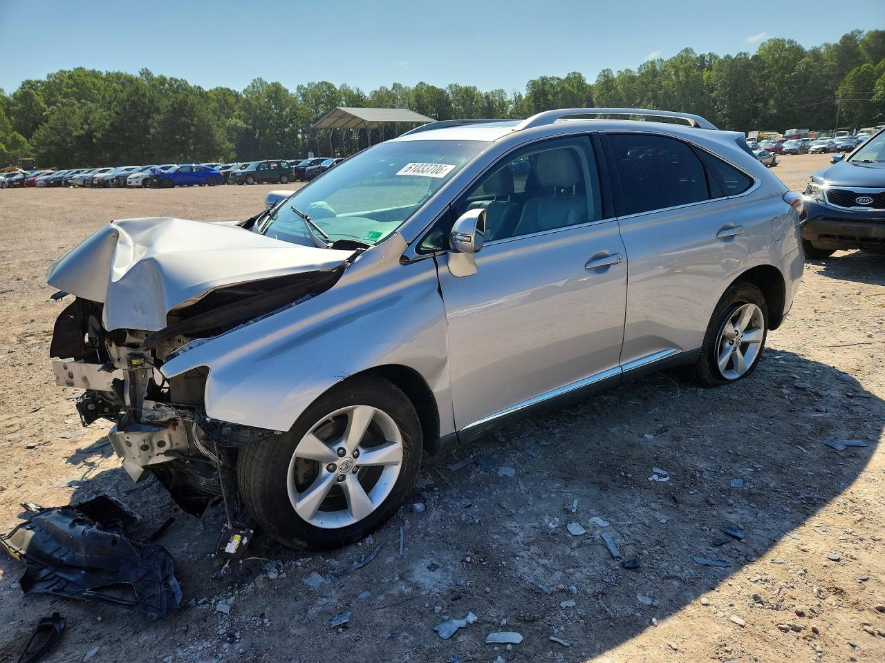 2010 Lexus Rx 350 Silver vin: 2T2BK1BA9AC022855