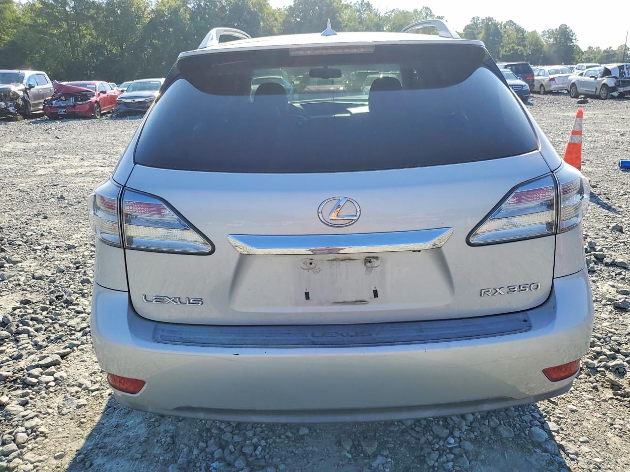 2010 Lexus Rx 350 Silver vin: 2T2BK1BA9AC027487