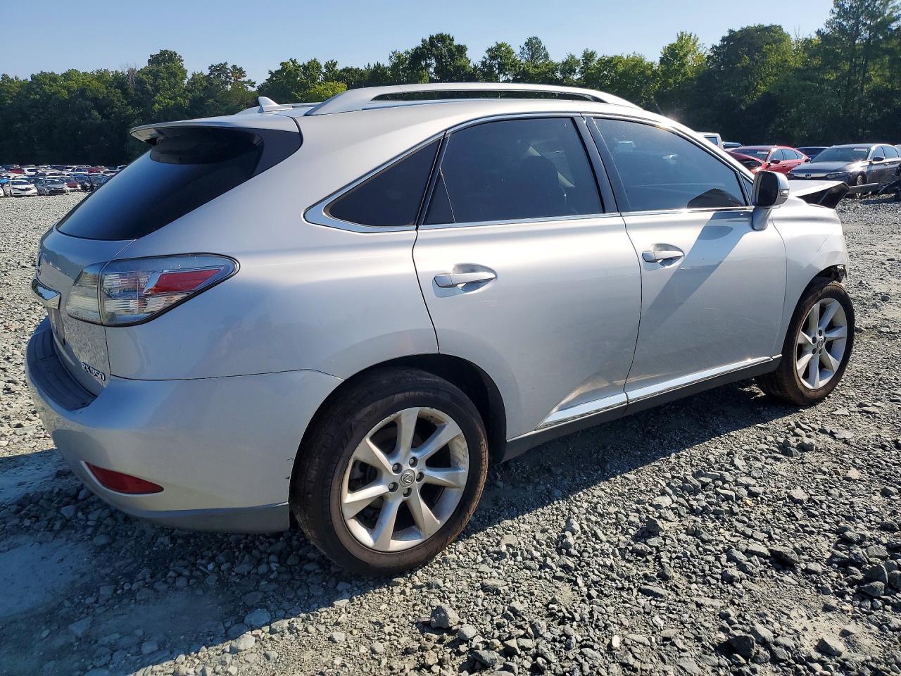 2010 Lexus Rx 350 Silver vin: 2T2BK1BA9AC027487