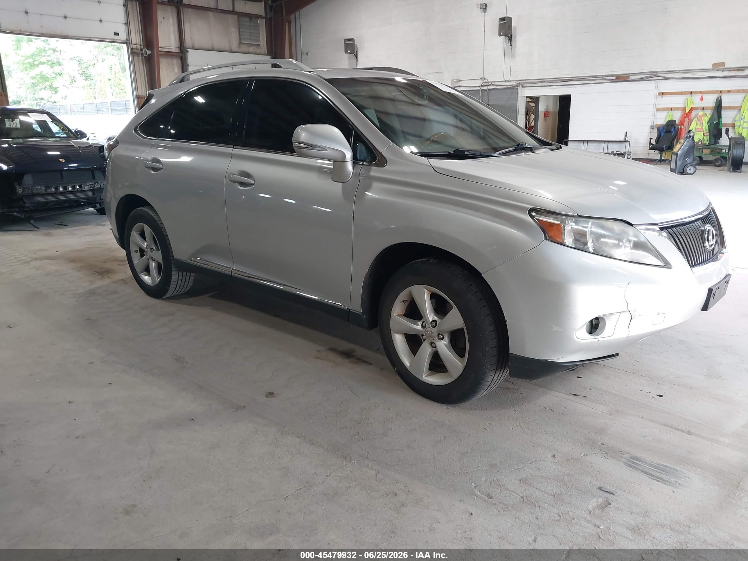 2010 Lexus Rx 350   Gray vin: 2T2BK1BA9AC029725