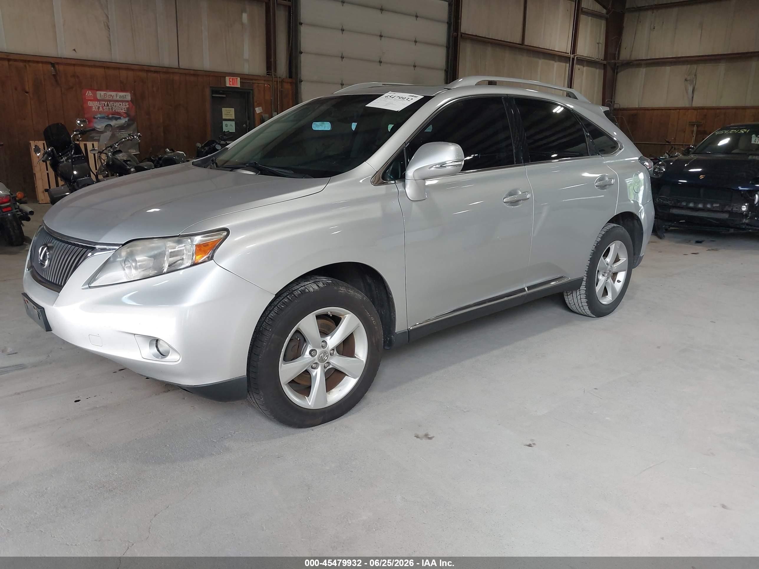2010 Lexus Rx 350   Gray vin: 2T2BK1BA9AC029725