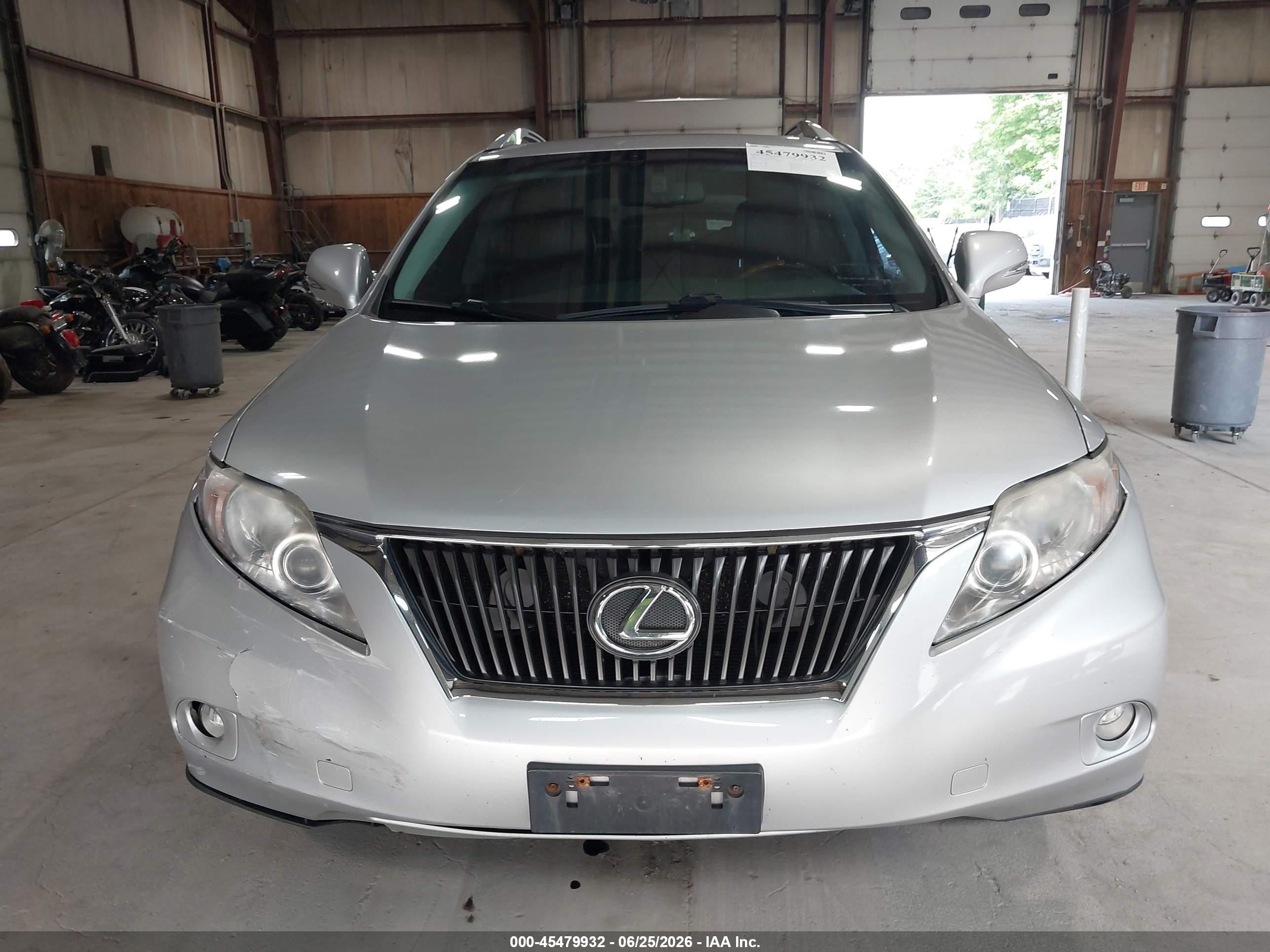 2010 Lexus Rx 350   Gray vin: 2T2BK1BA9AC029725