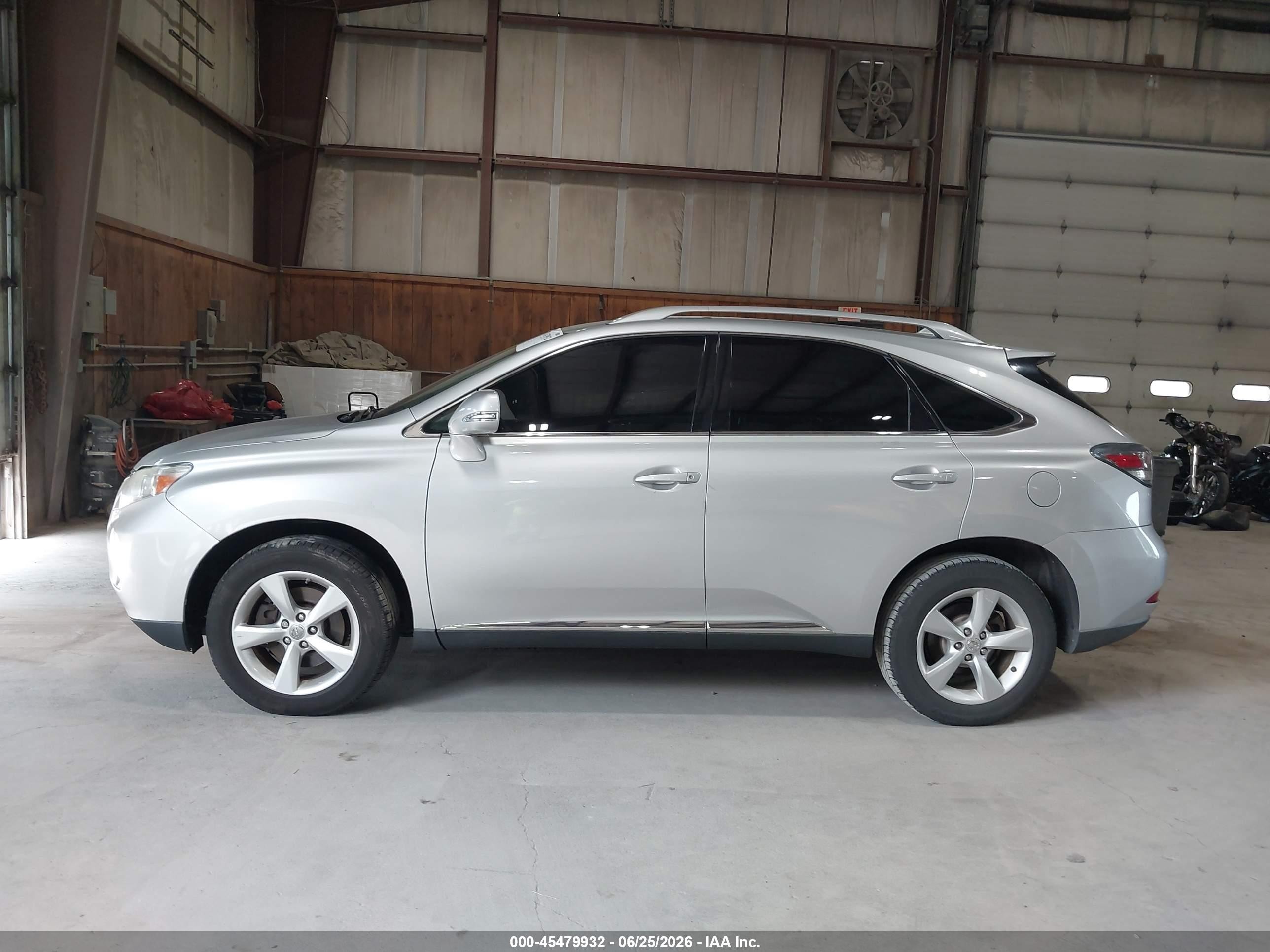 2010 Lexus Rx 350   Gray vin: 2T2BK1BA9AC029725