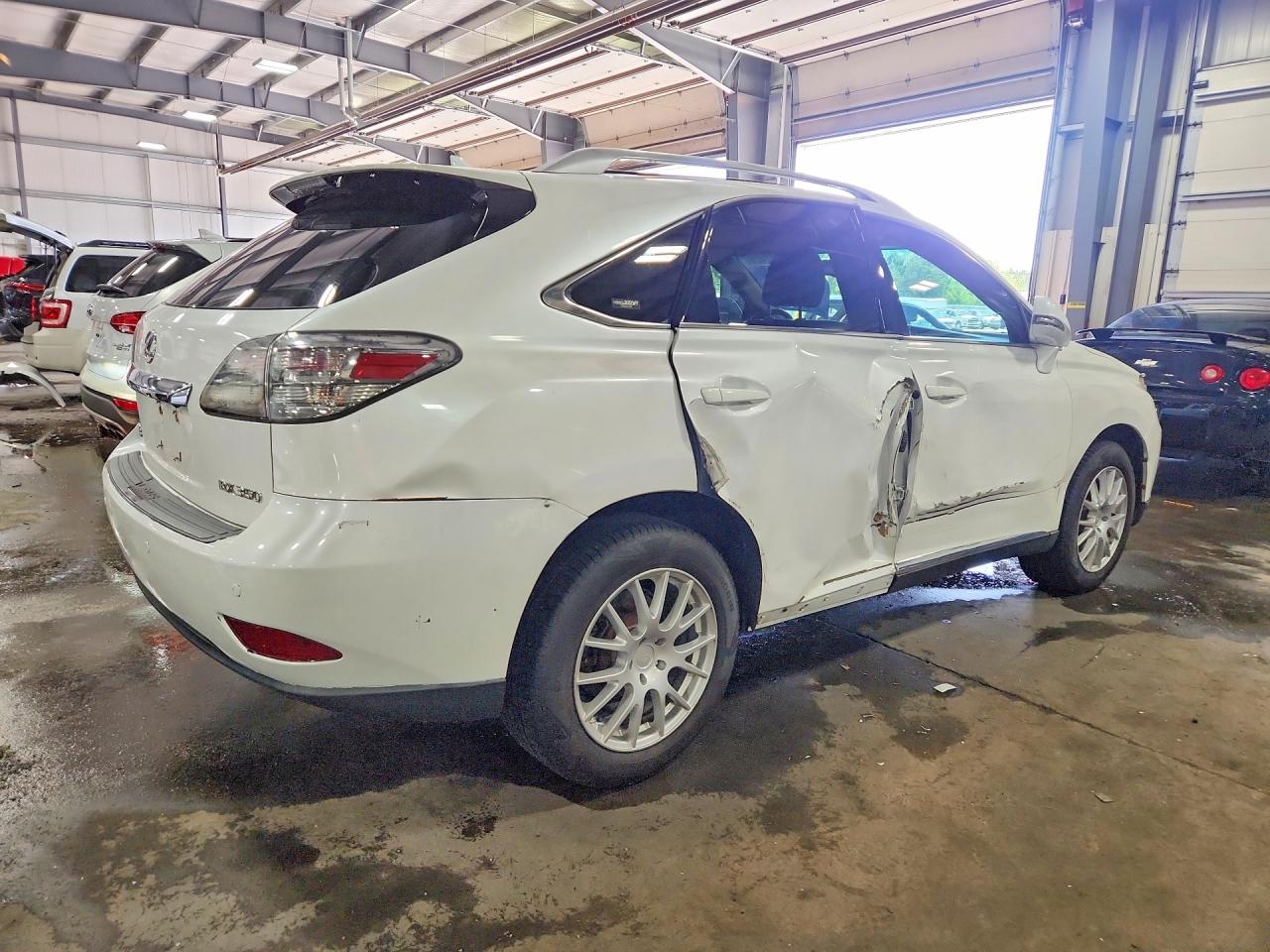 2010 Lexus Rx 350 White vin: 2T2BK1BA9AC051465