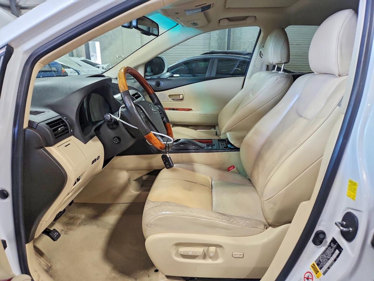 2010 Lexus Rx 350 White vin: 2T2BK1BA9AC051465