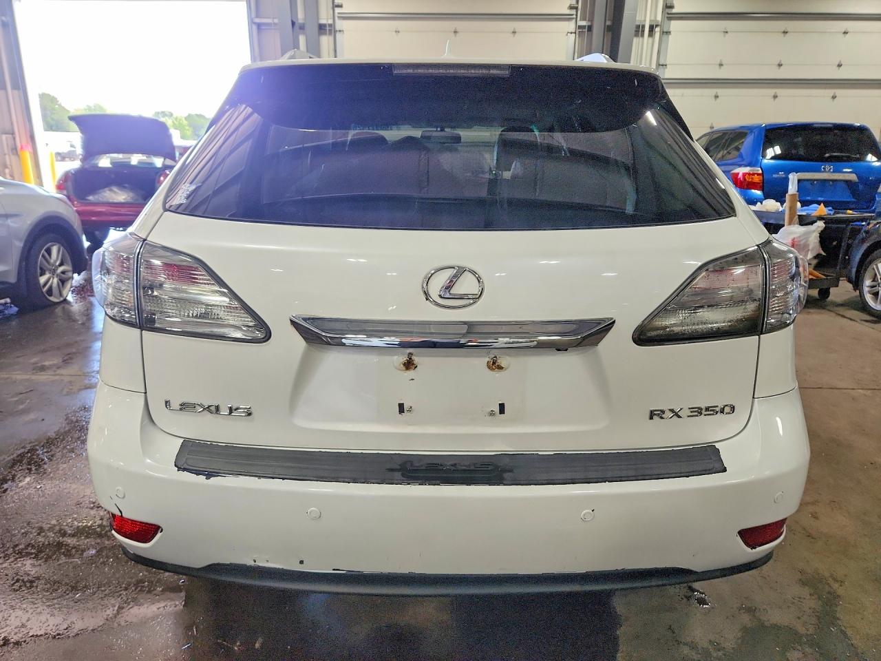 2010 Lexus Rx 350 White vin: 2T2BK1BA9AC051465