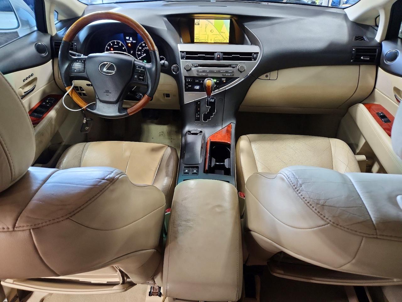 2010 Lexus Rx 350 White vin: 2T2BK1BA9AC051465