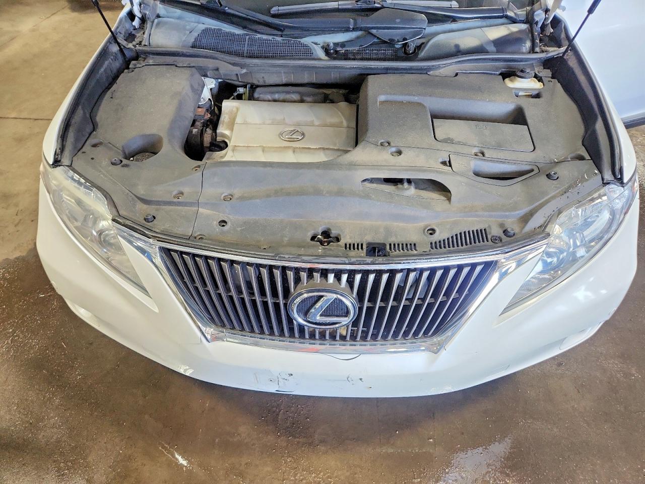 2010 Lexus Rx 350 White vin: 2T2BK1BA9AC051465