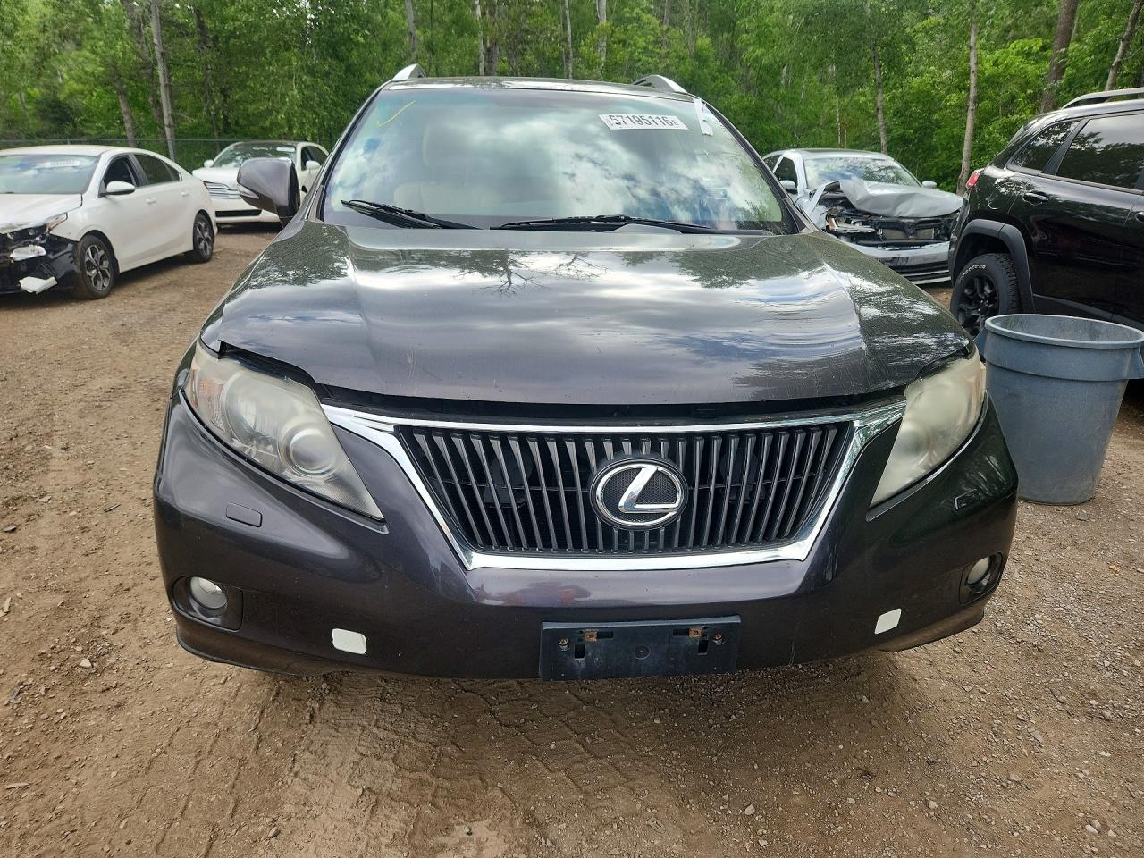 2010 Lexus Rx 350 Gray vin: 2T2BK1BA9AC052941