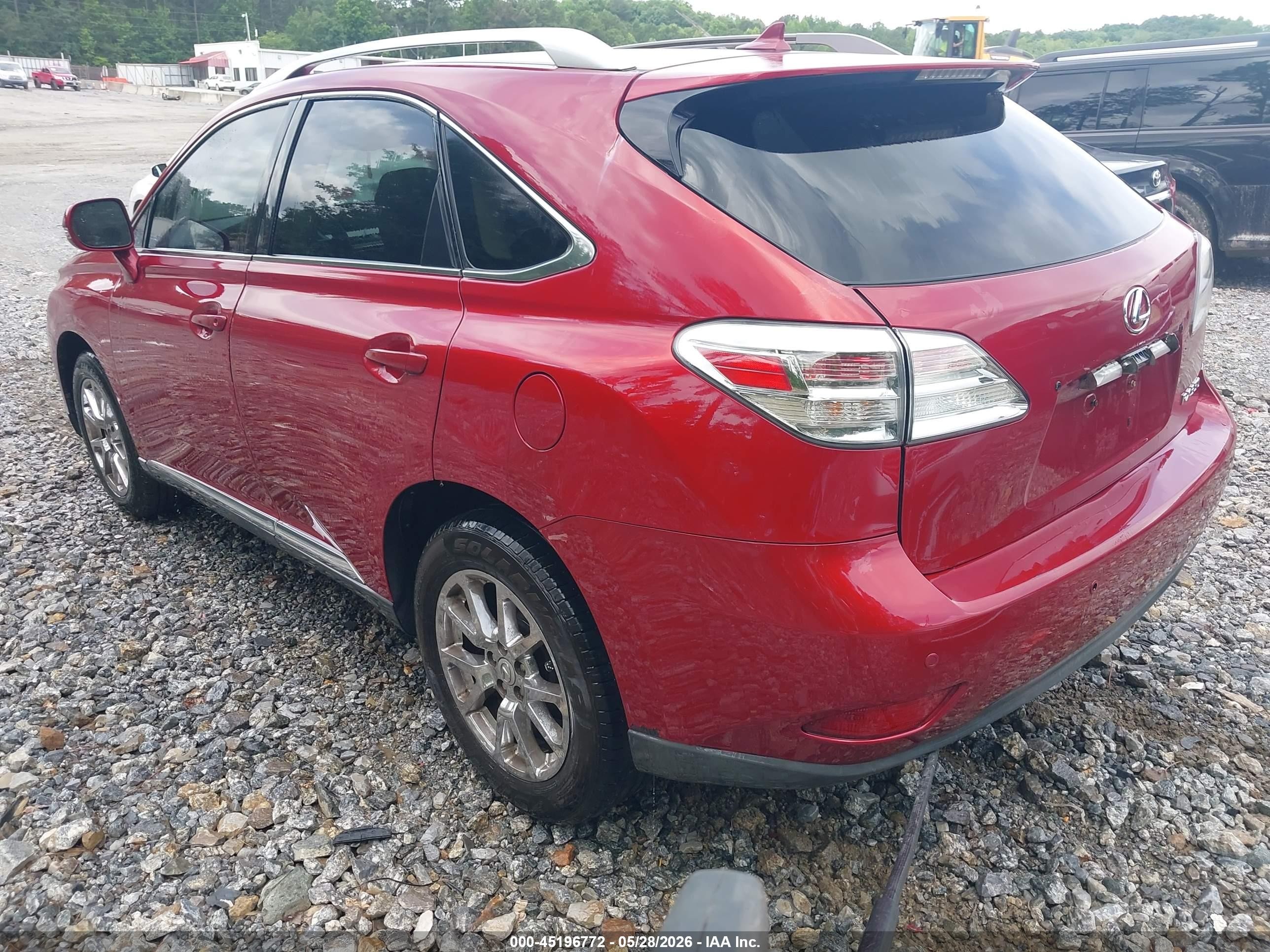 2010 Lexus Rx 350   Red vin: 2T2BK1BA9AC055631
